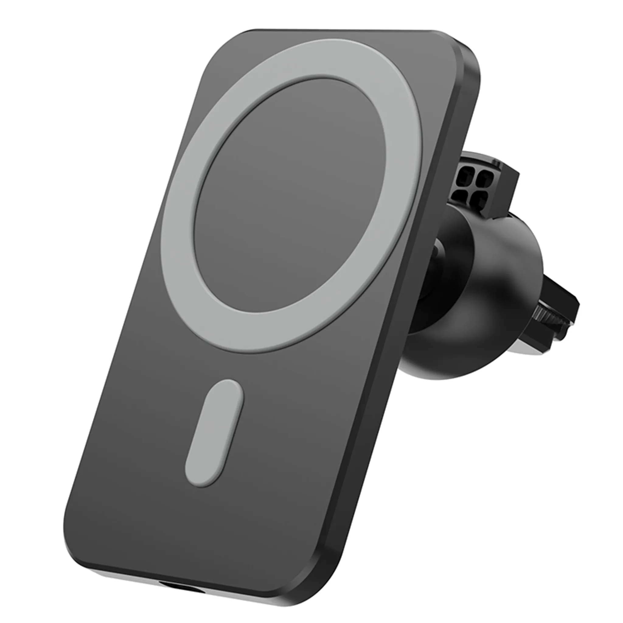 Accezz Handyhalterung für das Auto für das iPhone 15 Pro - Universell -  Lüftungsgitter - Magnetisch - Schwarz
