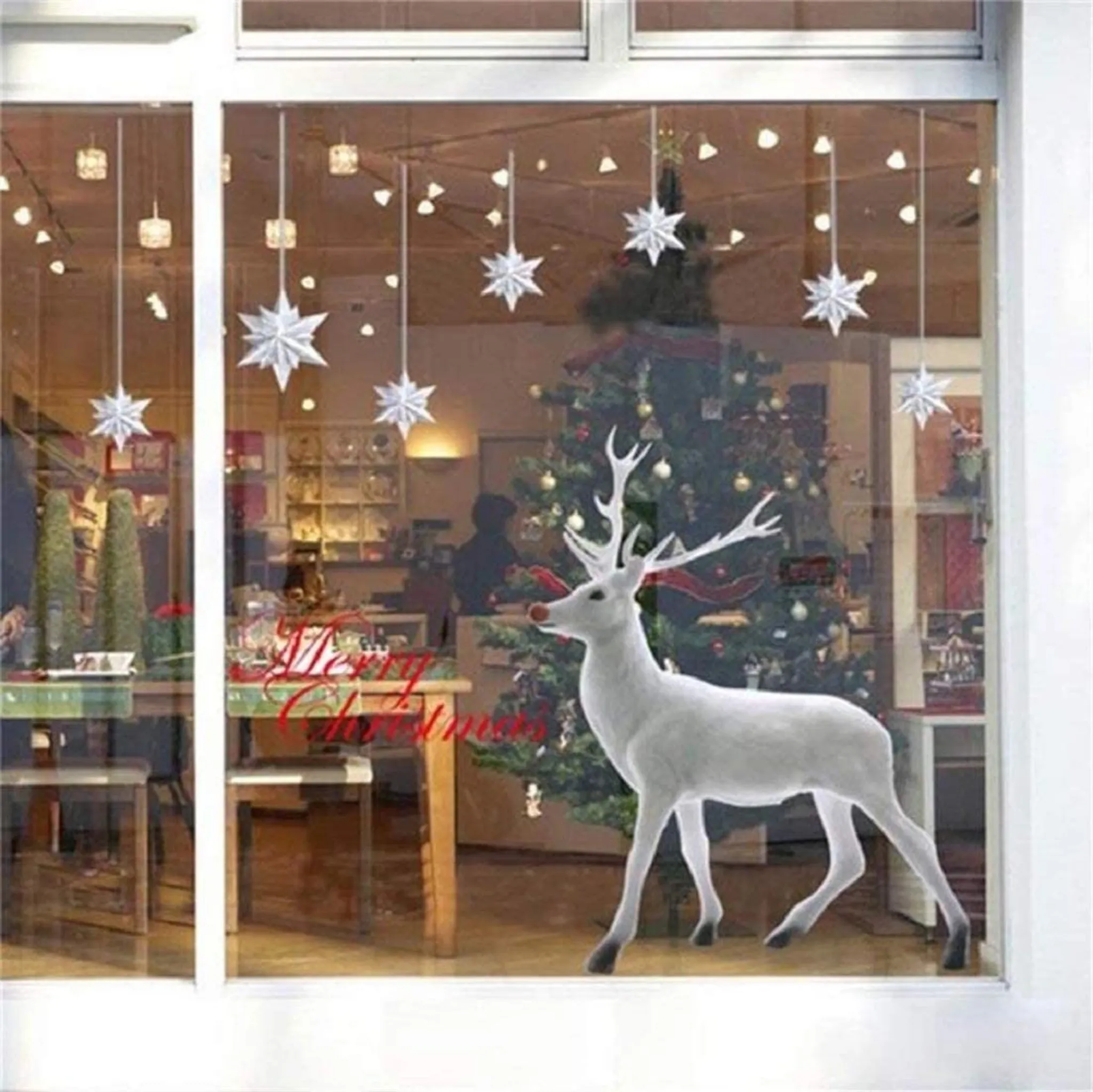 Weihnachts-Fensteraufkleber, Weihnachts-Fensteraufkleber, Dekoration,  Weihnachts-Fen kaufen bei