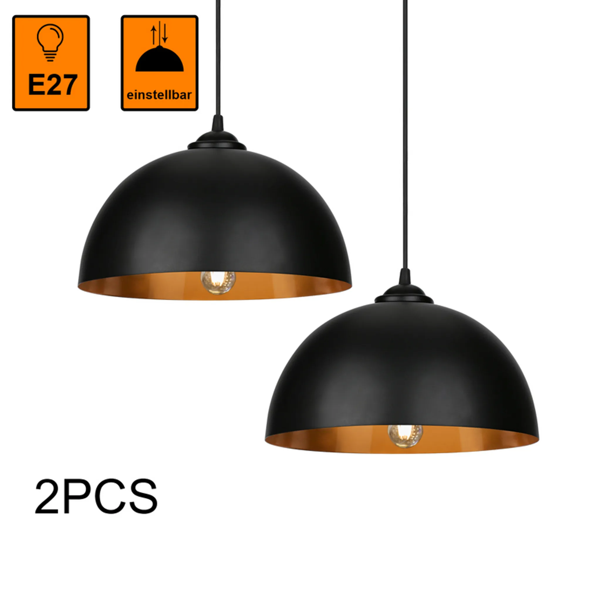 E27 Decken-Lampe Fassung Karpal Pendelleuchte