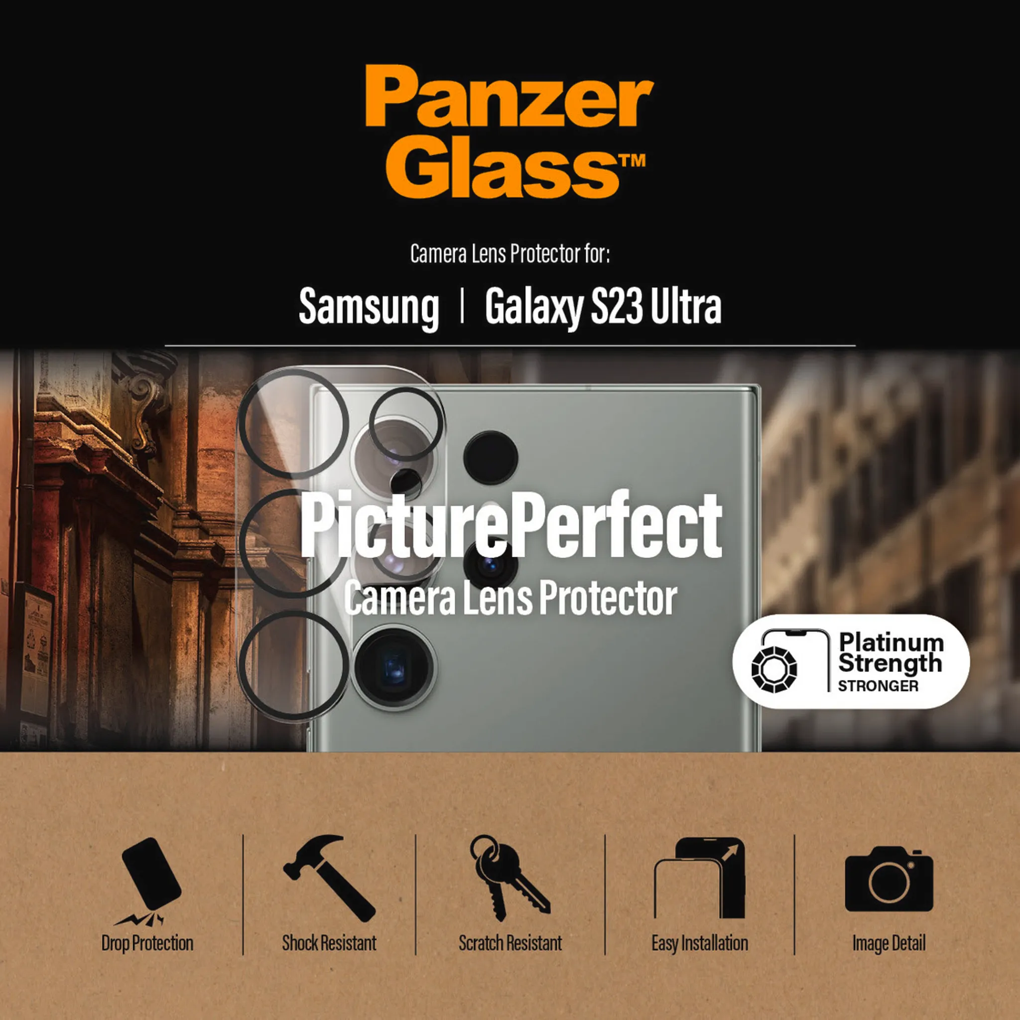 PanzerGlass® PicturePerfect Camera Lens Protector Samsung Galaxy S23