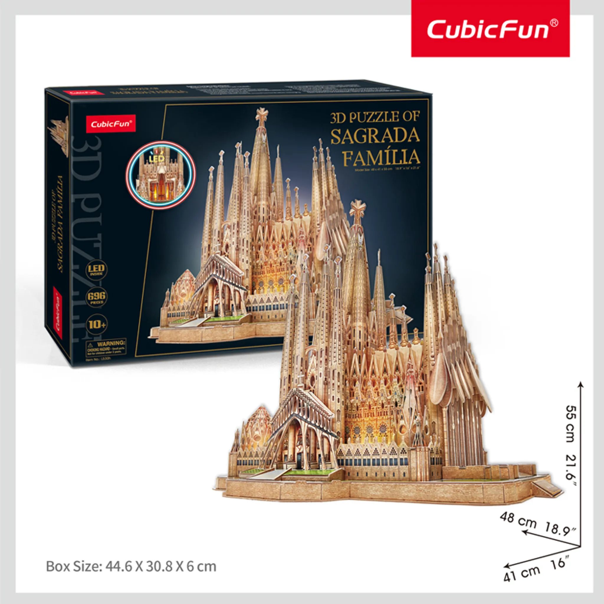 Cubic Fun - 3D Puzzle Sagrada Familia