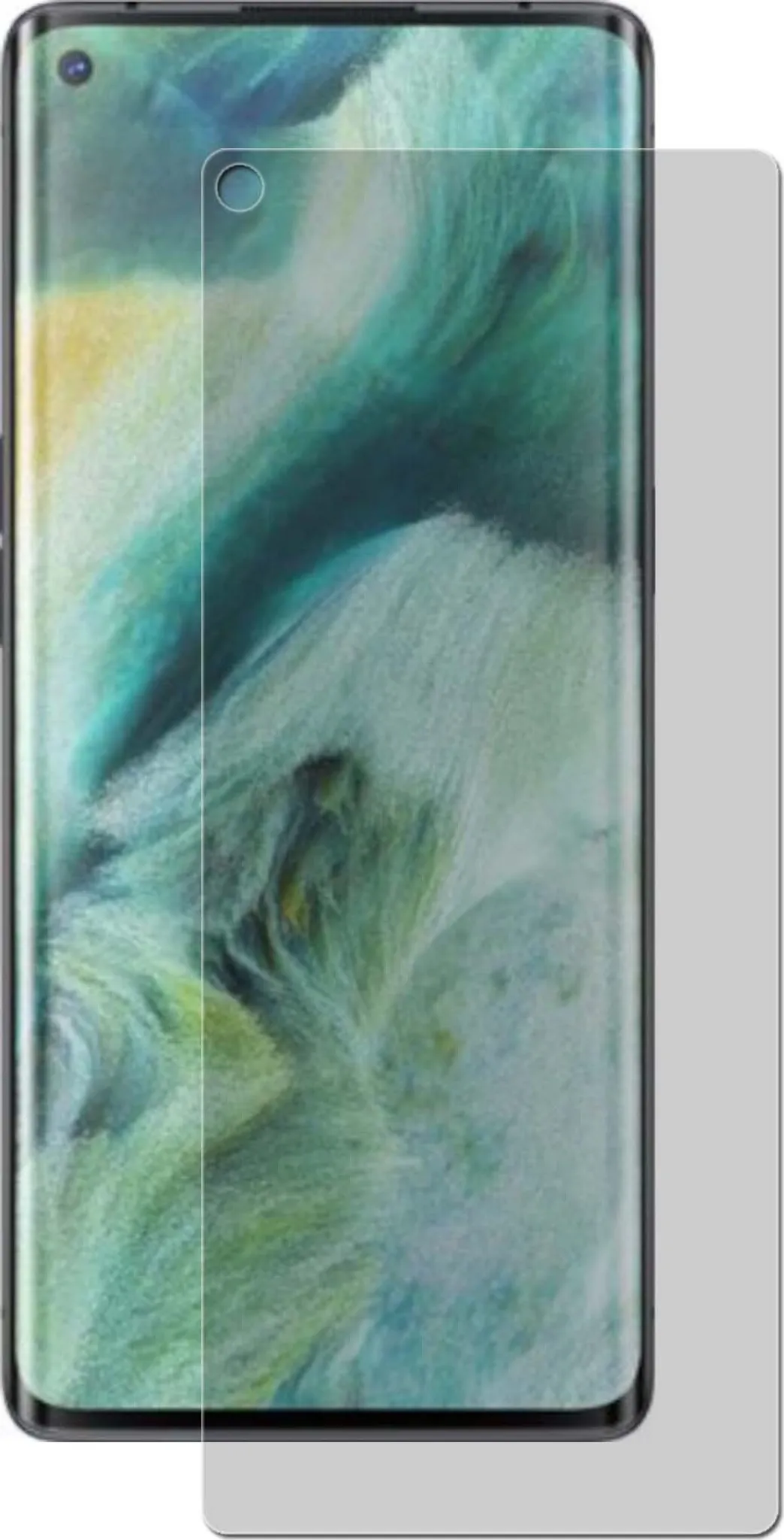 X-Dision 2 Pezzi Vetro Temperato Per Oppo Find X2 Lite – 9H Antigraffio, 2.5D, Rivestimento Oleofobico – Con Kit Di Montaggio - 4