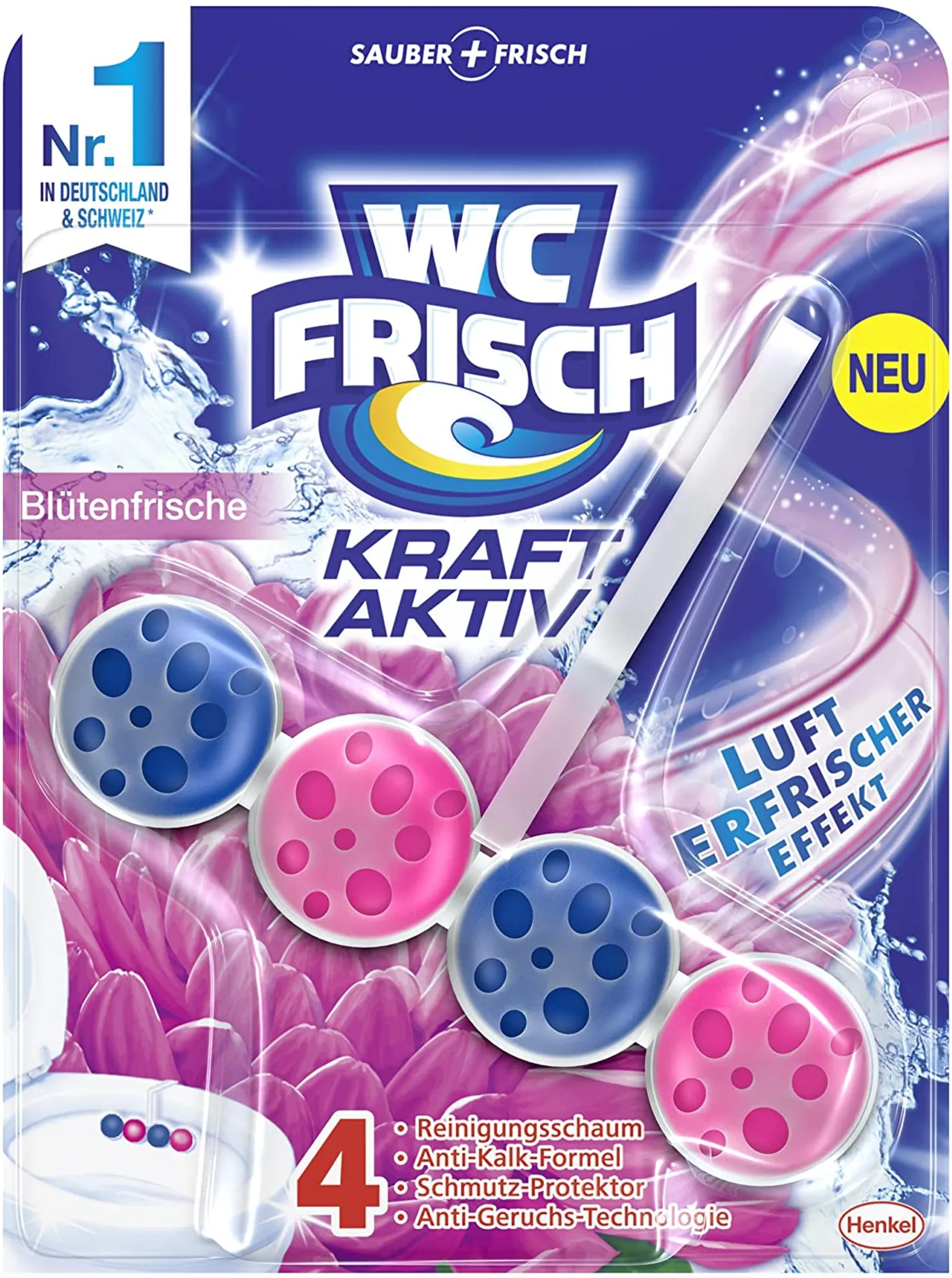 WC Frisch Kraft Aktiv Duftspüler Lemon (10er Pack), WC Reiniger
