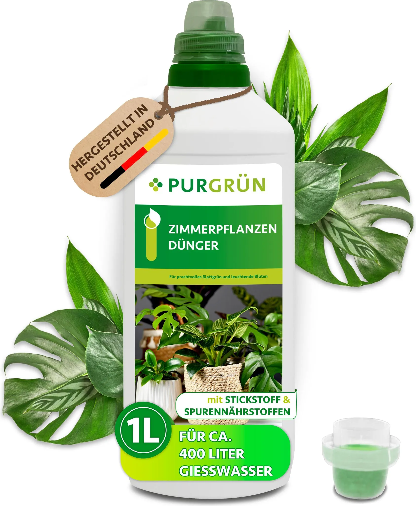 Purgrn Zimmerpflanzen-Dnger 1 Liter, Dnger