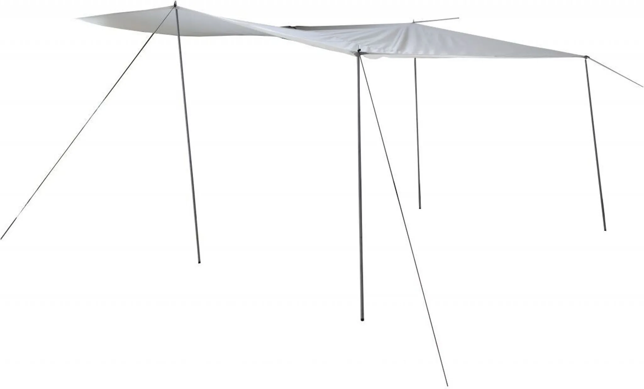 TrendLine Sonnensegel Set 3 x 4 m Sonnensegel