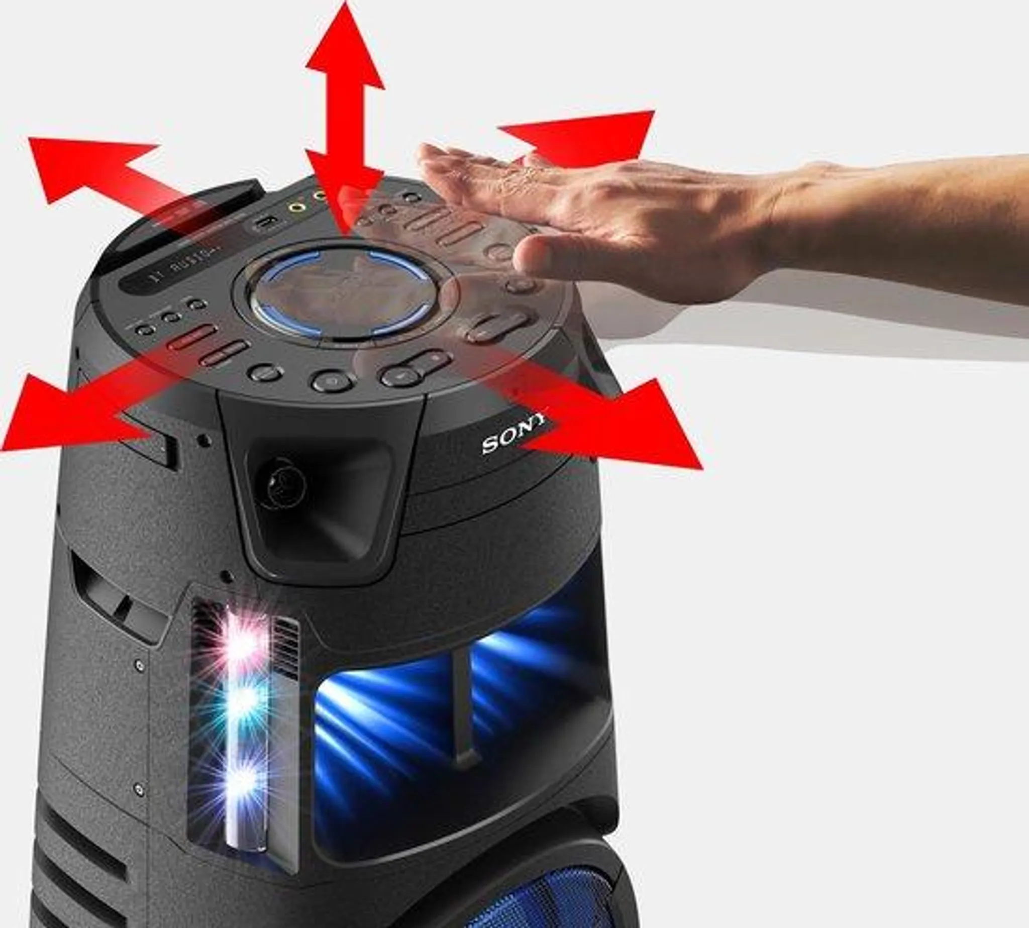 SONY MHC-V43D Entertainment-Center schwarz