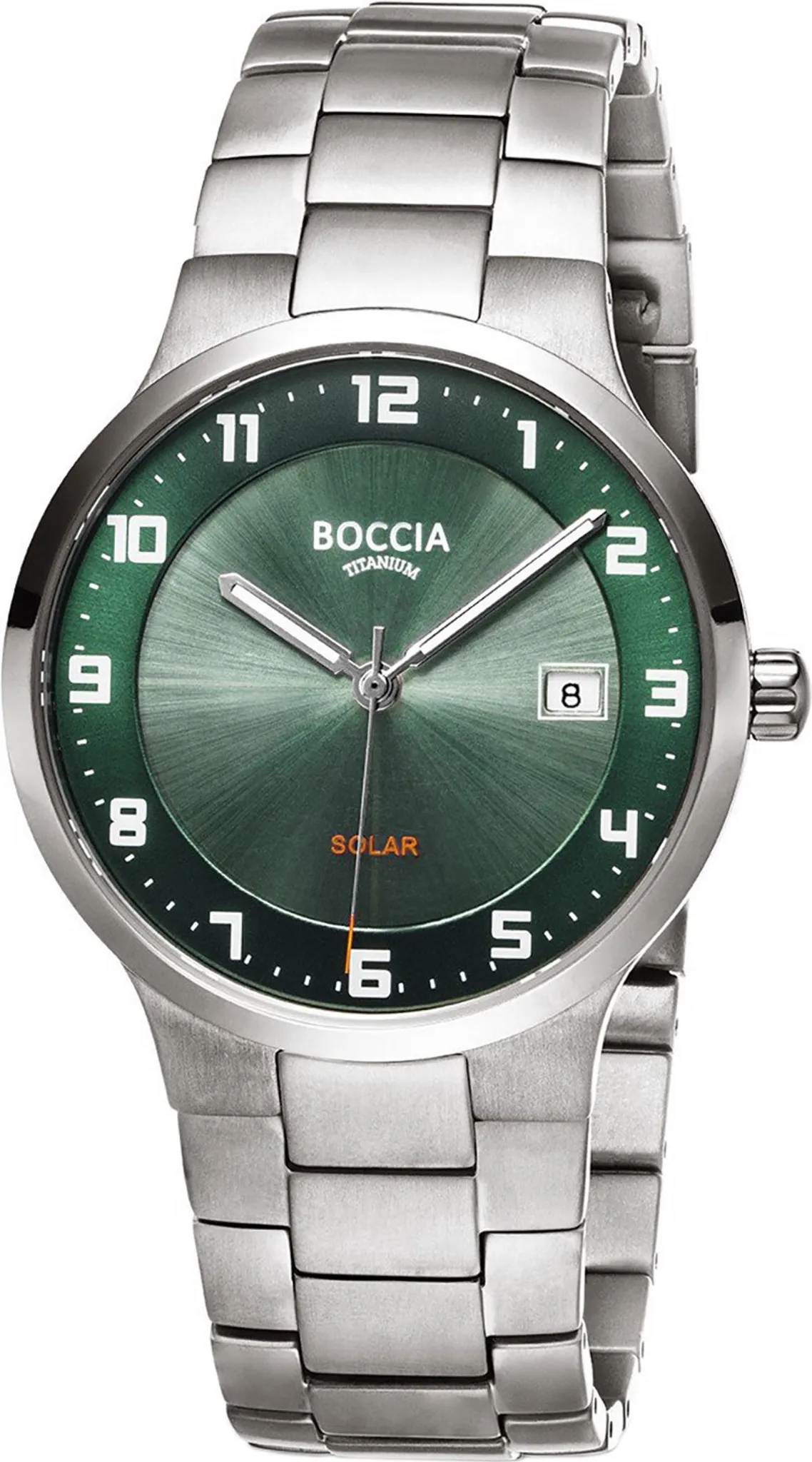Boccia Uhr Wasserdicht 100m Boccia Herren Armbanduhr 3652-04 Titan