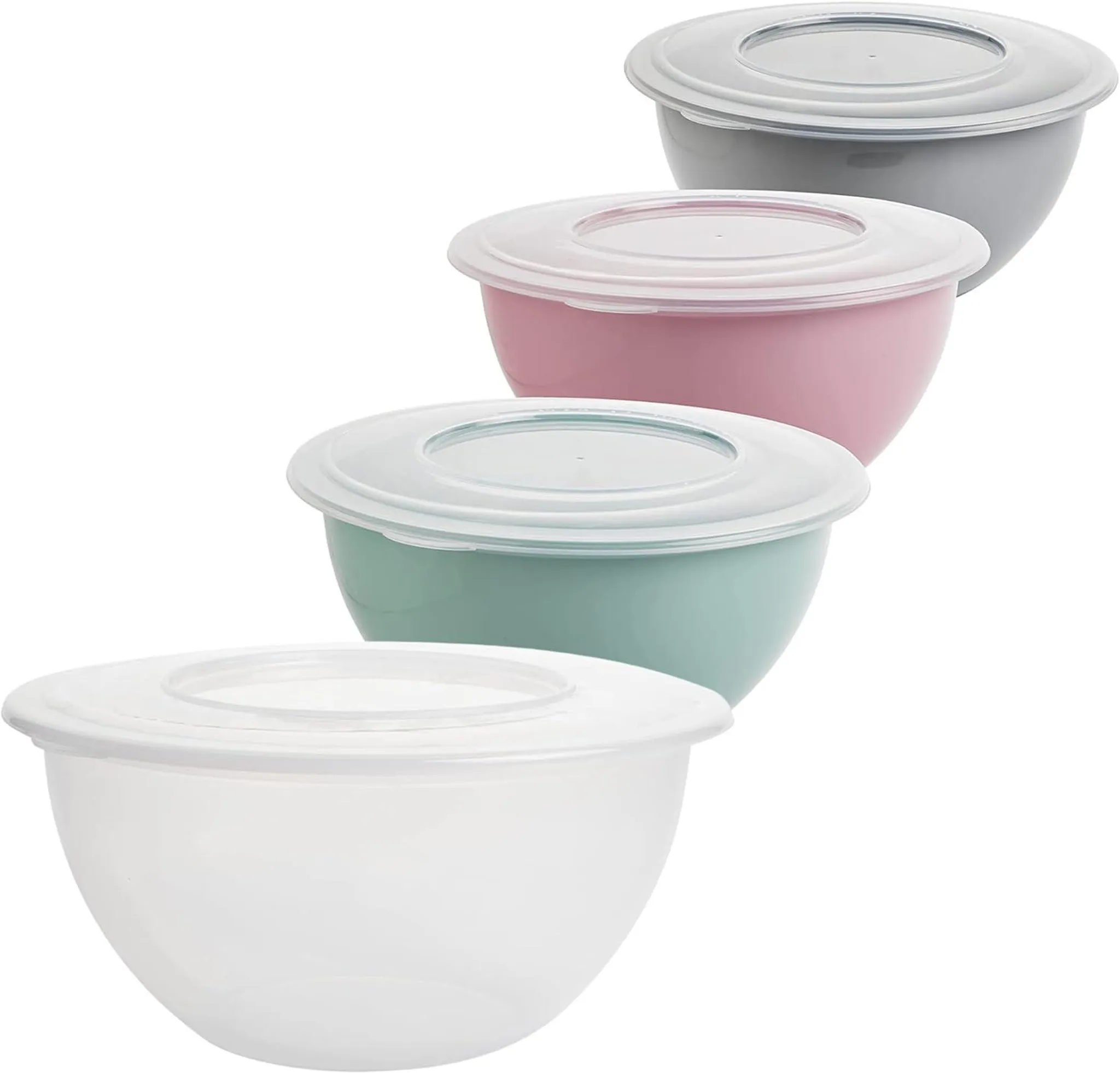 Schüssel mit Deckel 5L für Salate, Camping, Grillen 4