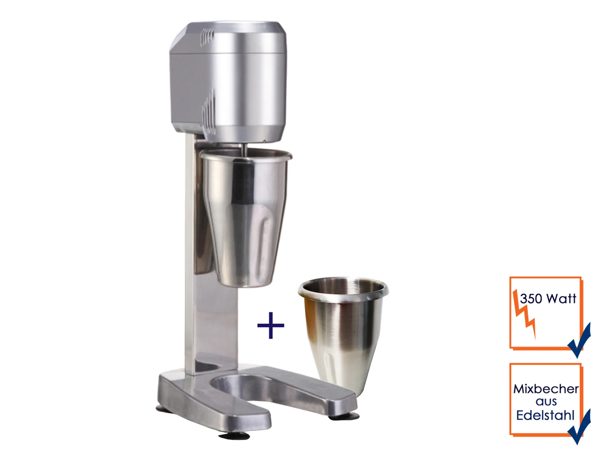 Barmixer Standmixer Profi Mixer 350 Watt Cocktail Shaker 2 x Mix-Becher 