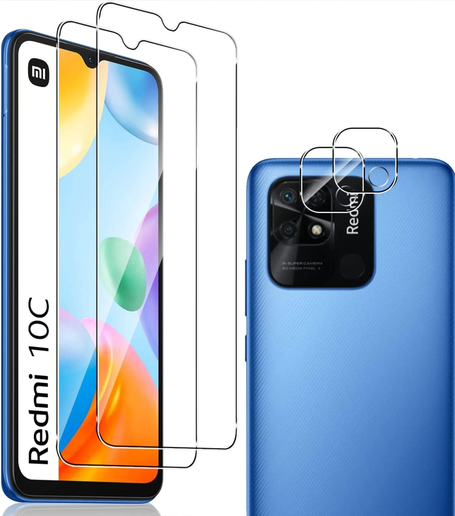 2x Glas Schutzfolie für Xiaomi Poco X3 NFC / X3 Pro Displayschutz Folie  Hartglas