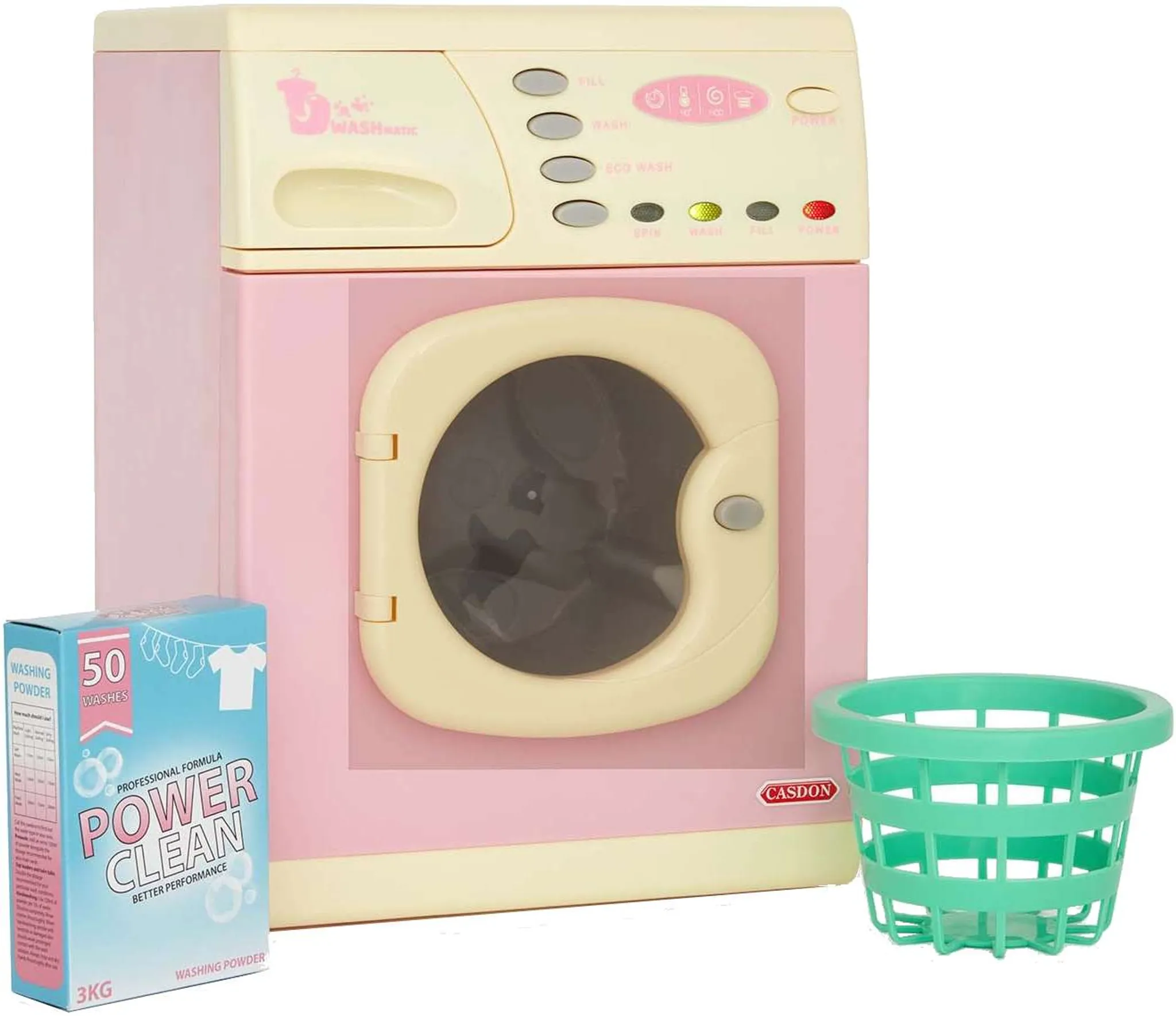 Rosa für Spielzeug Klang Elektronische Licht Kinder Waschmaschine