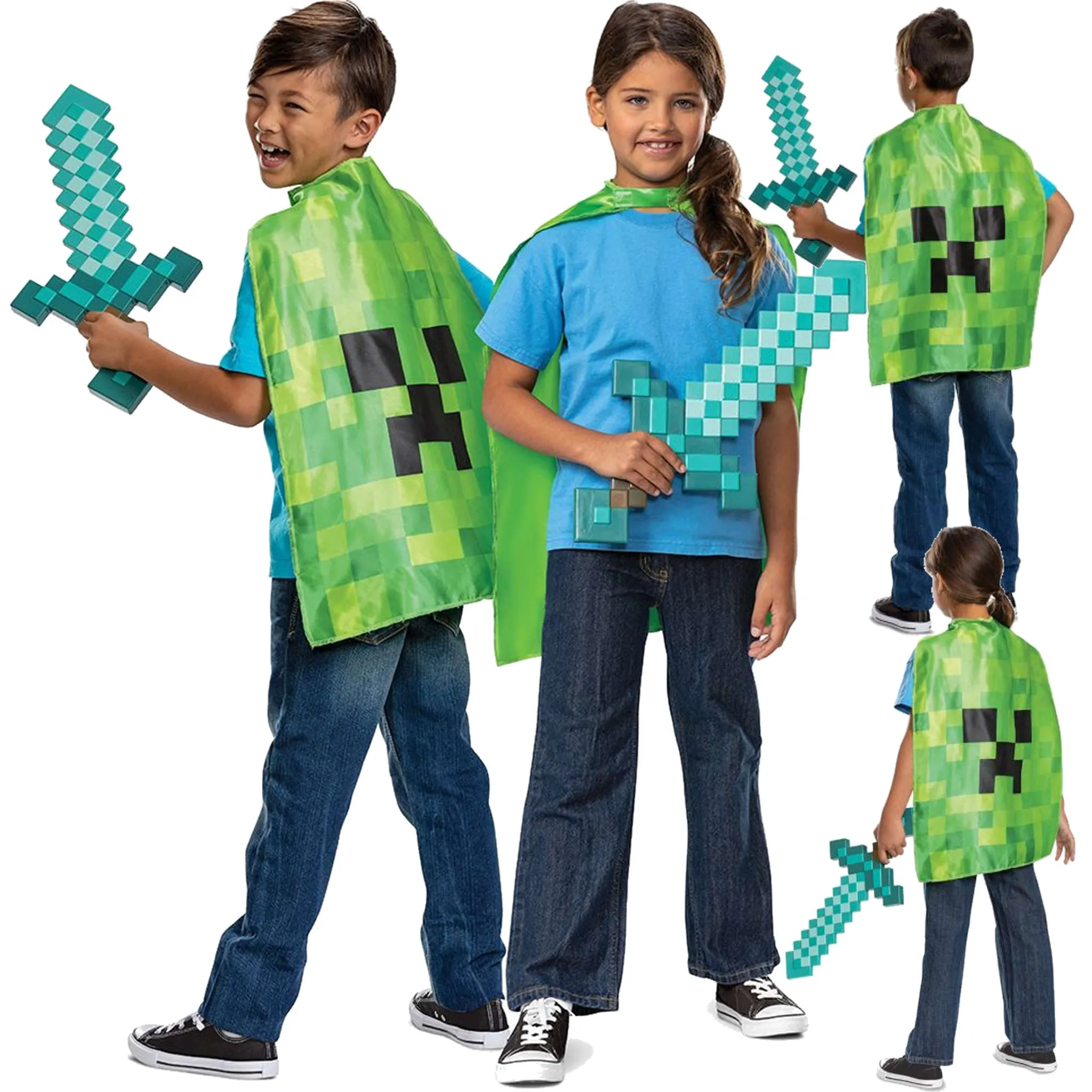 Maschera Minecraft Creeper DISGUISE Per Bambini - Taglia Unica, Accessorio Per Giochi E Travestimenti - Foto 5