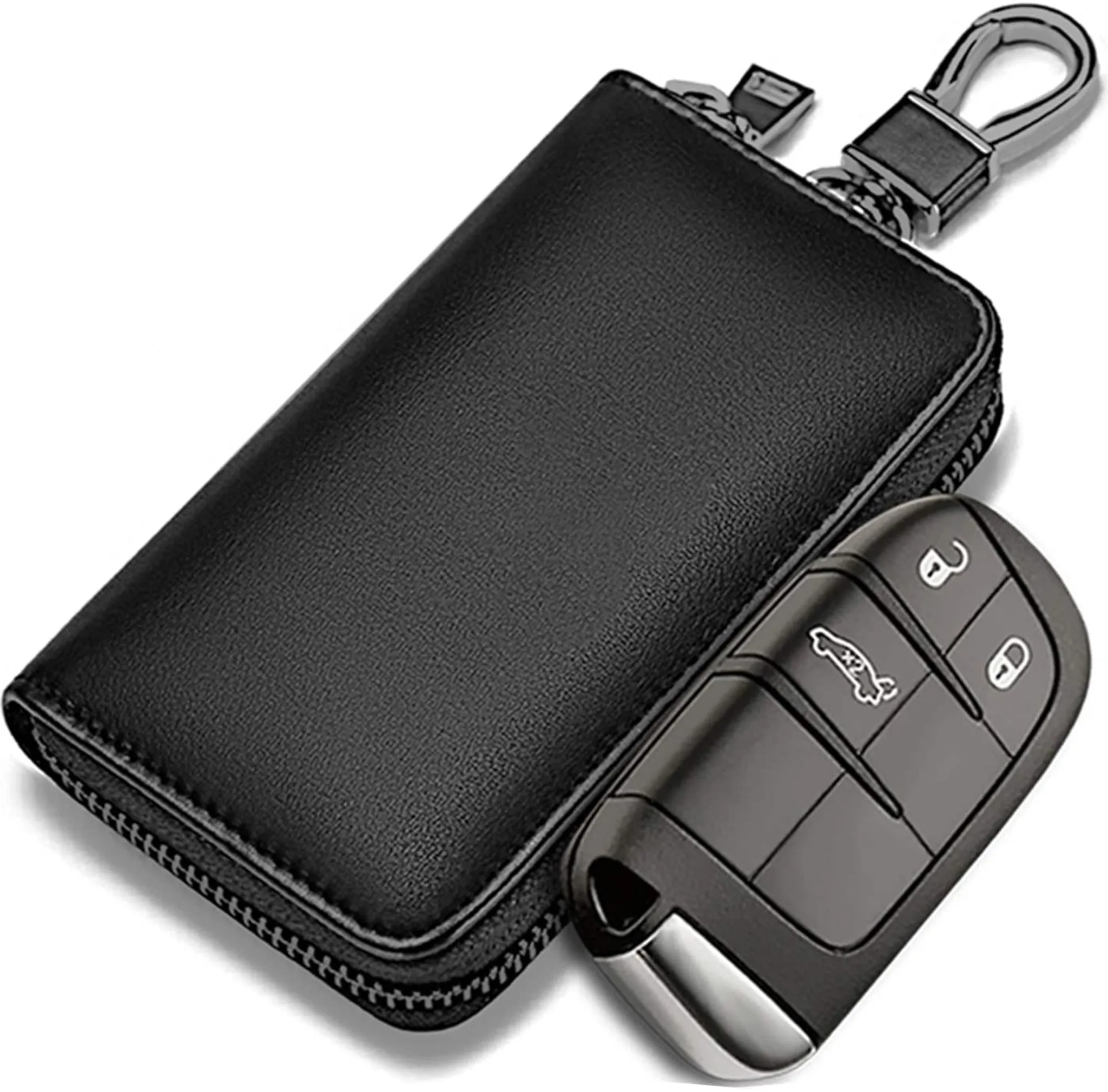 Autoschlüssel Keyless Go Schutz RFID Auto Schlüssel Blocker Etui Hülle  Tasche
