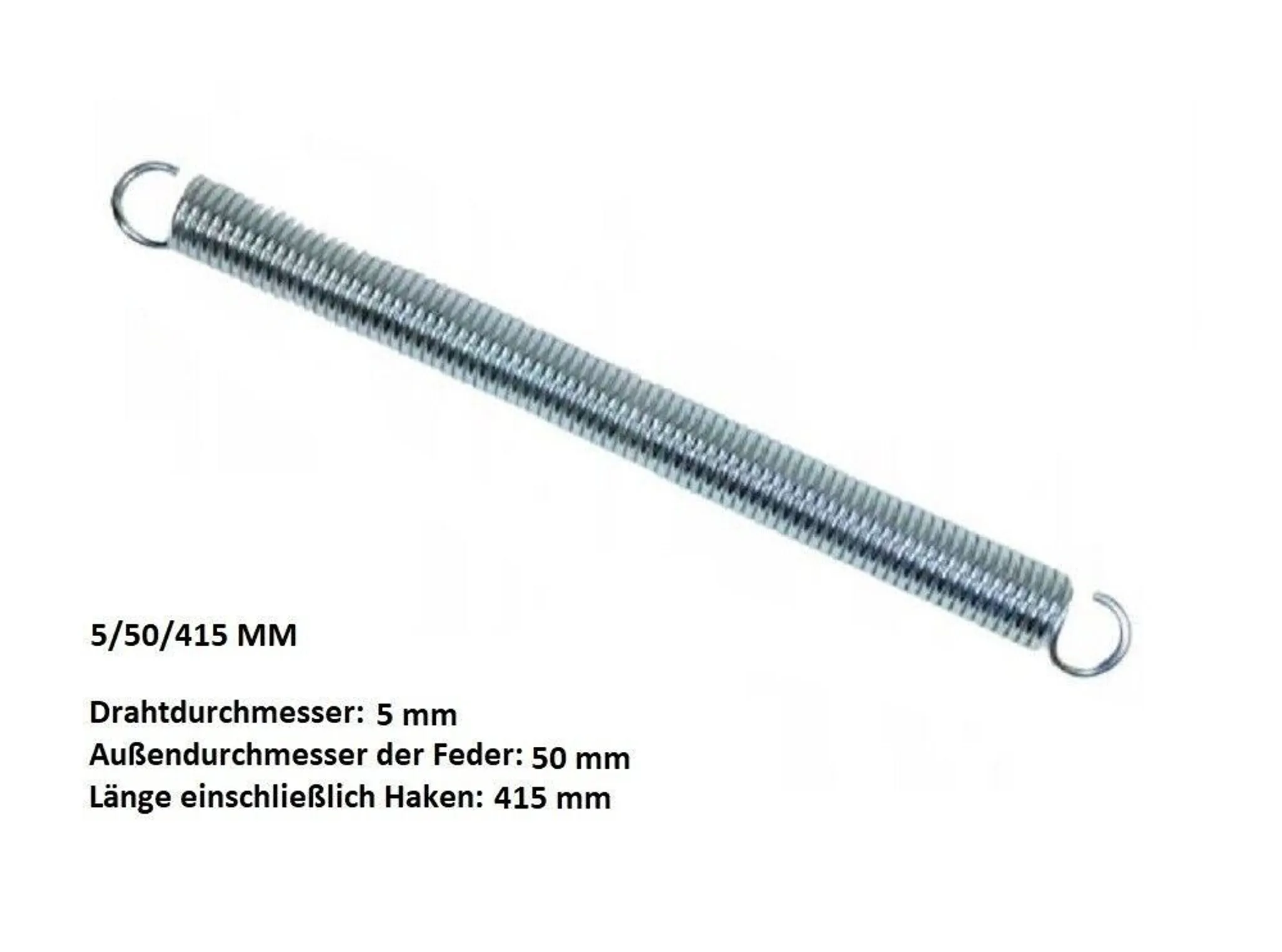 QLS Universal Garagentorfeder 5/50/415 mm