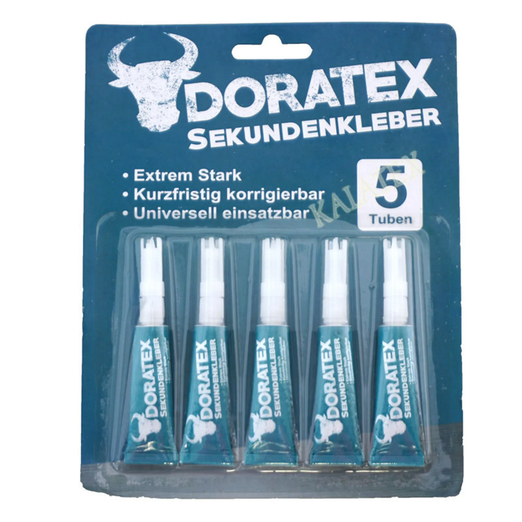 DORATEX 5x2 Gramm Tube Sekundenkleber Kleber