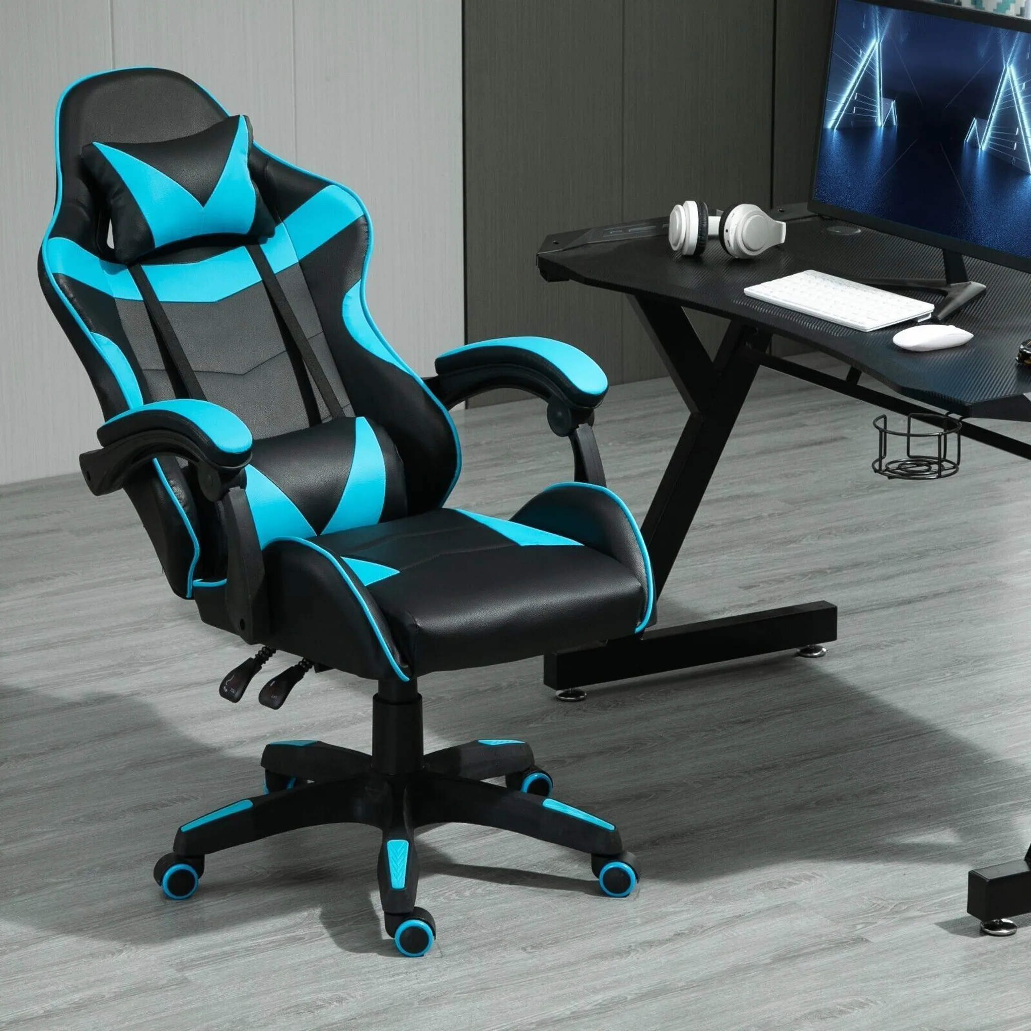 Chaise de bureau Accoudoir 4D Chaise de Gaming Siège plus large Chaise d'ordinateur à