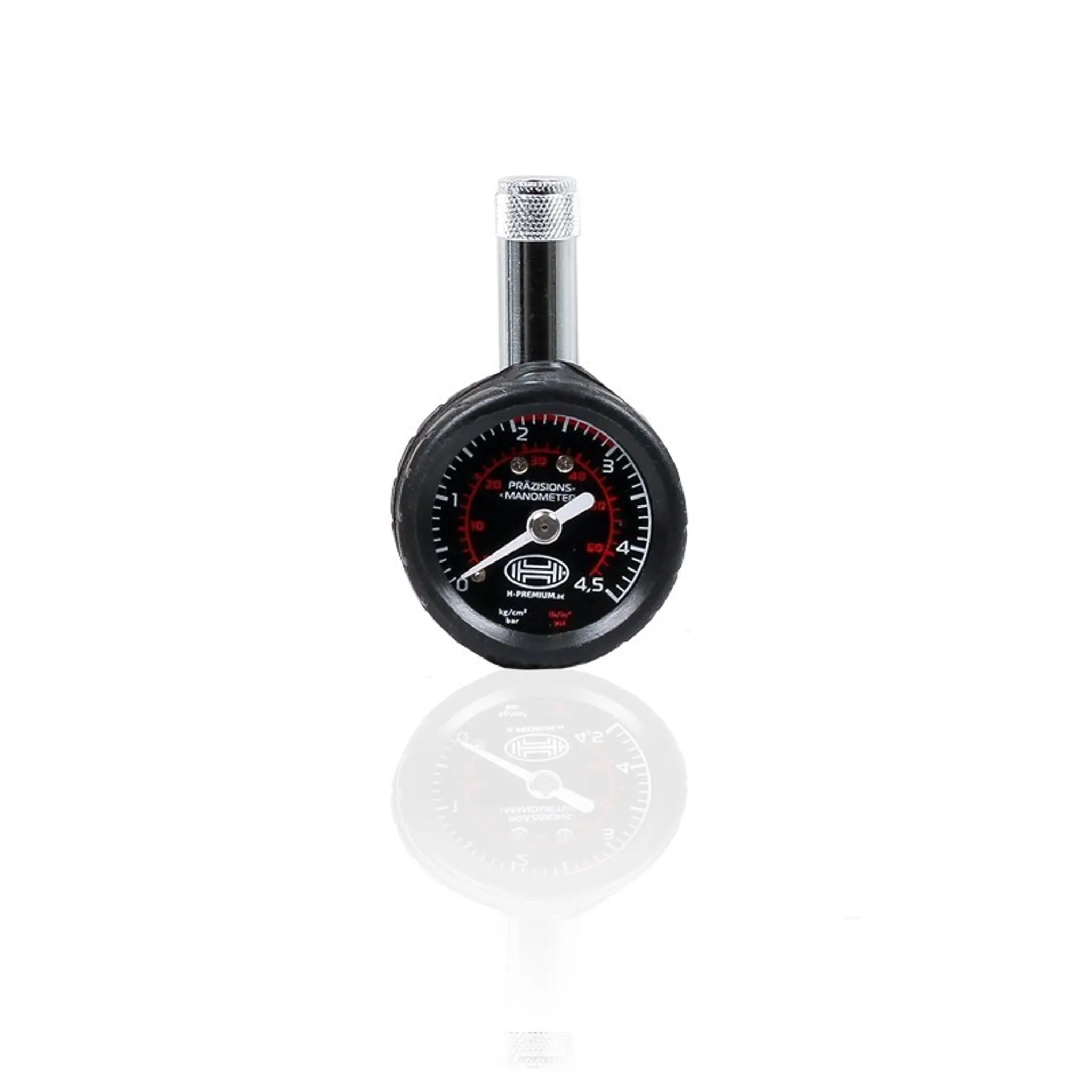 HEYNER® Reifendruckprüfer Luftdruckprüfer Manometer Kontrollsystem für  Reifen bis 4,5bar