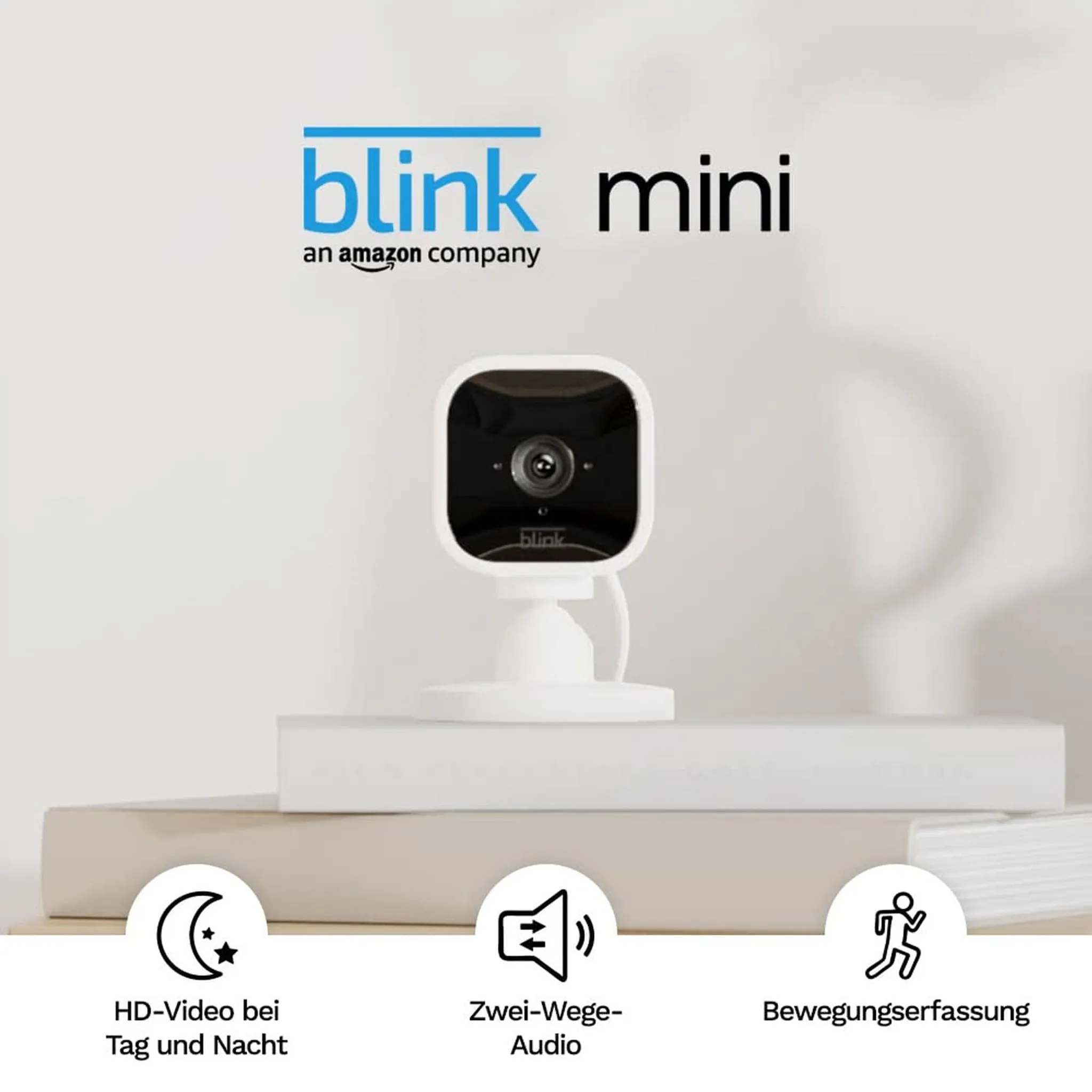 Blink Mini – Kompakte, smarte Plug-in-Sicherheitskamera für innen