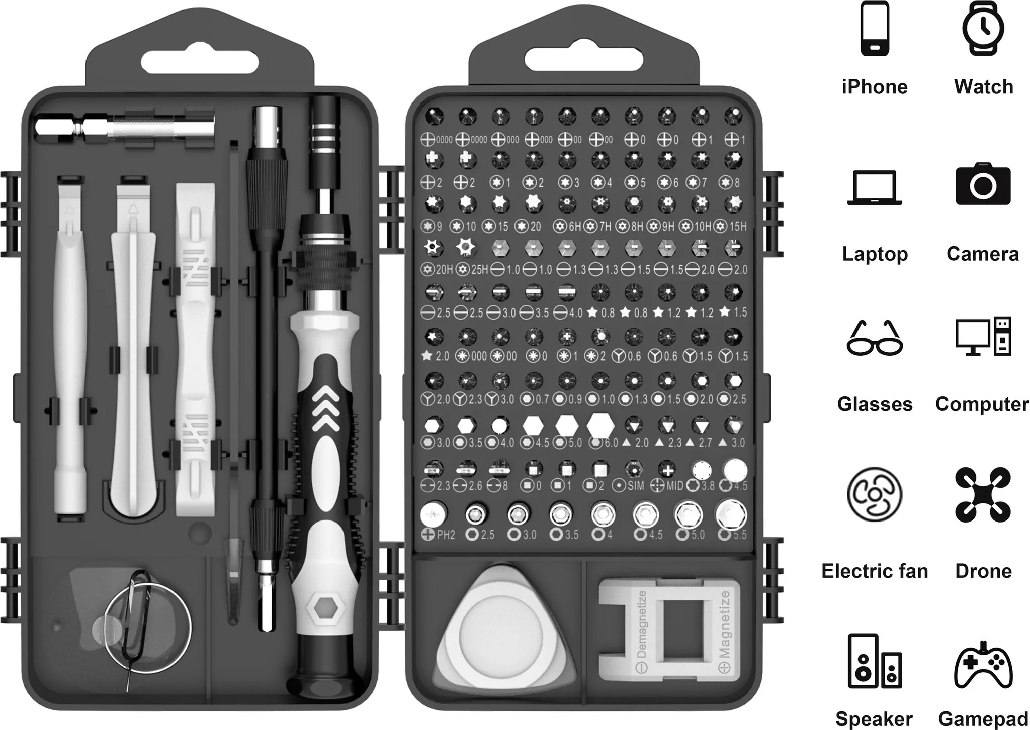 Kleinschrauber Set Mit Box 11-teiliges Präzisions-Schraubendreher-Set – Für Uhren, Brillen, Smartphones & Mehr