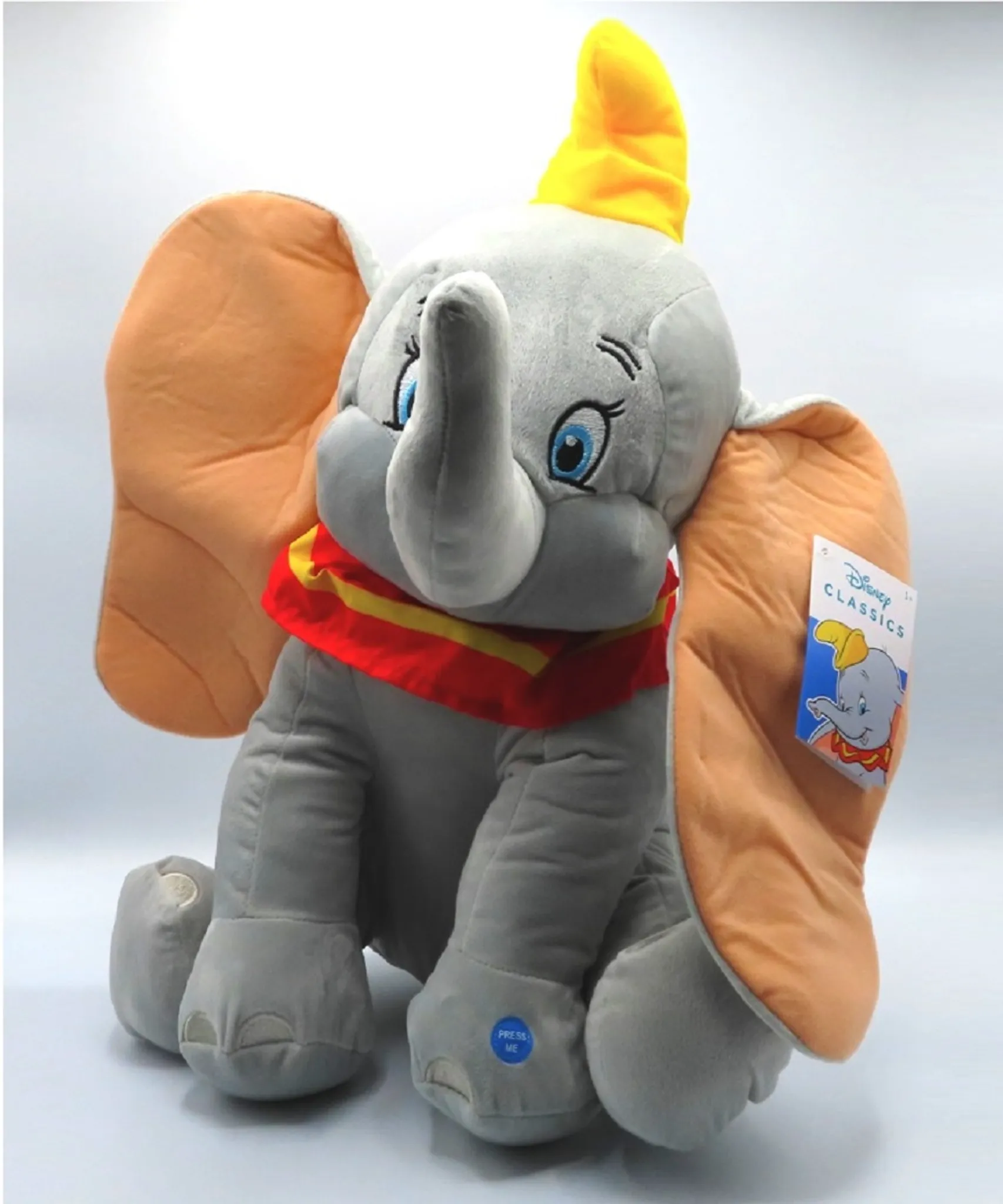 Dumbo Plüschtier 26cm der fliegende Elefant Plüschfigur Kuscheltier zum Film Neu 