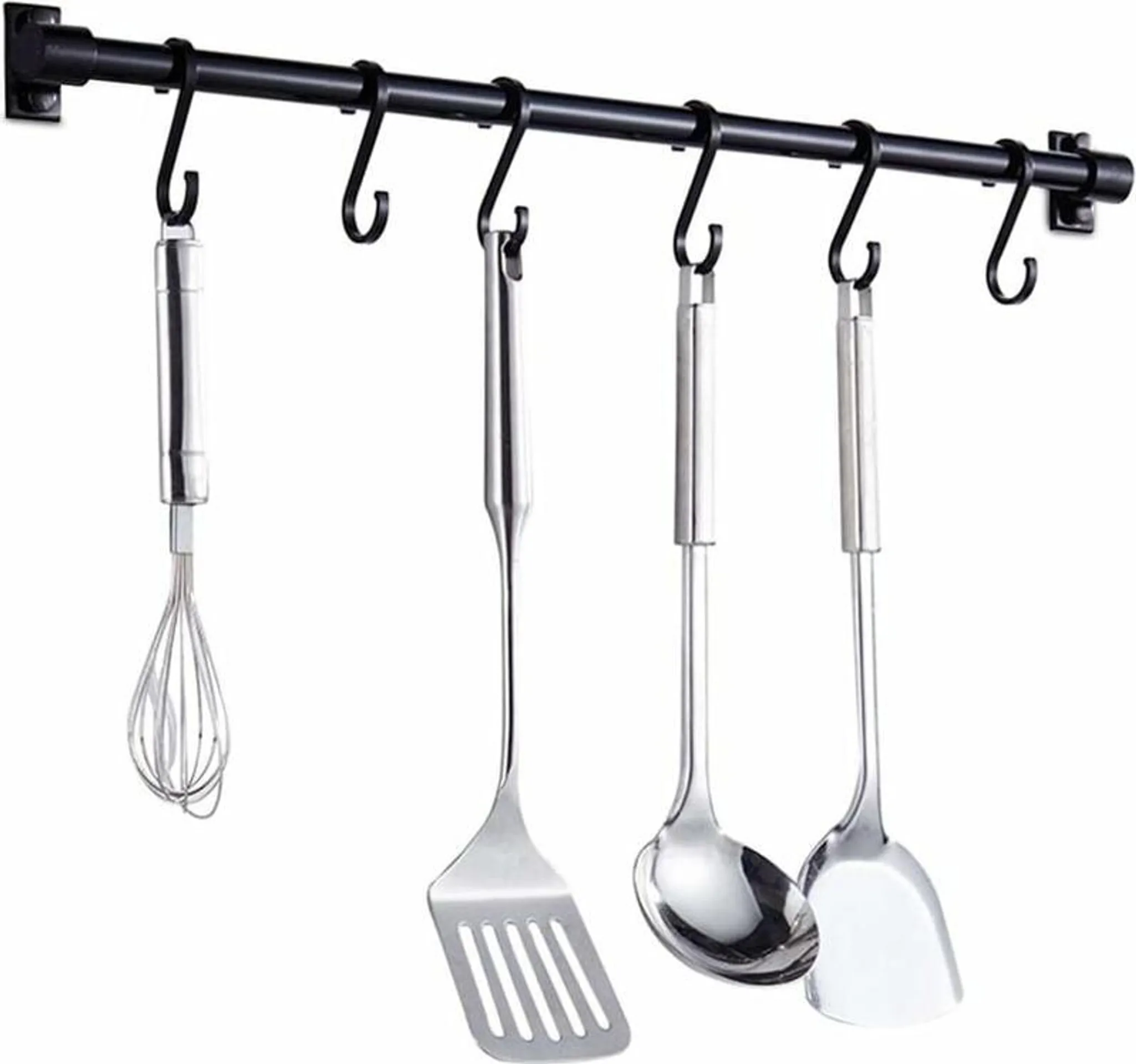 Küchenutensilien-Wandstange 40 Cm, Aluminiumlegierung Mit