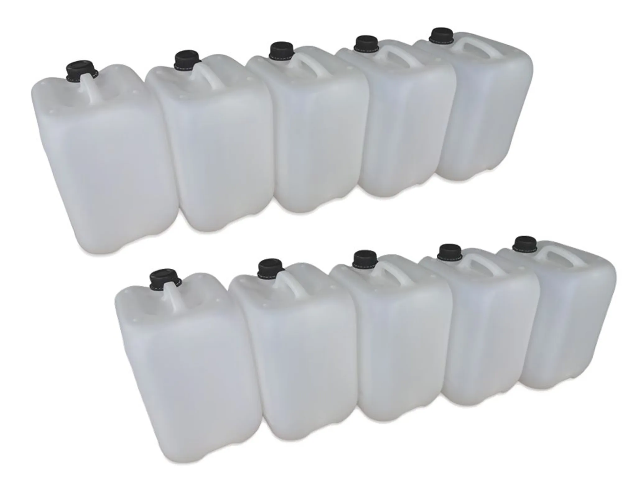 10 x 10 Liter 10 L Trinkwasserkanister