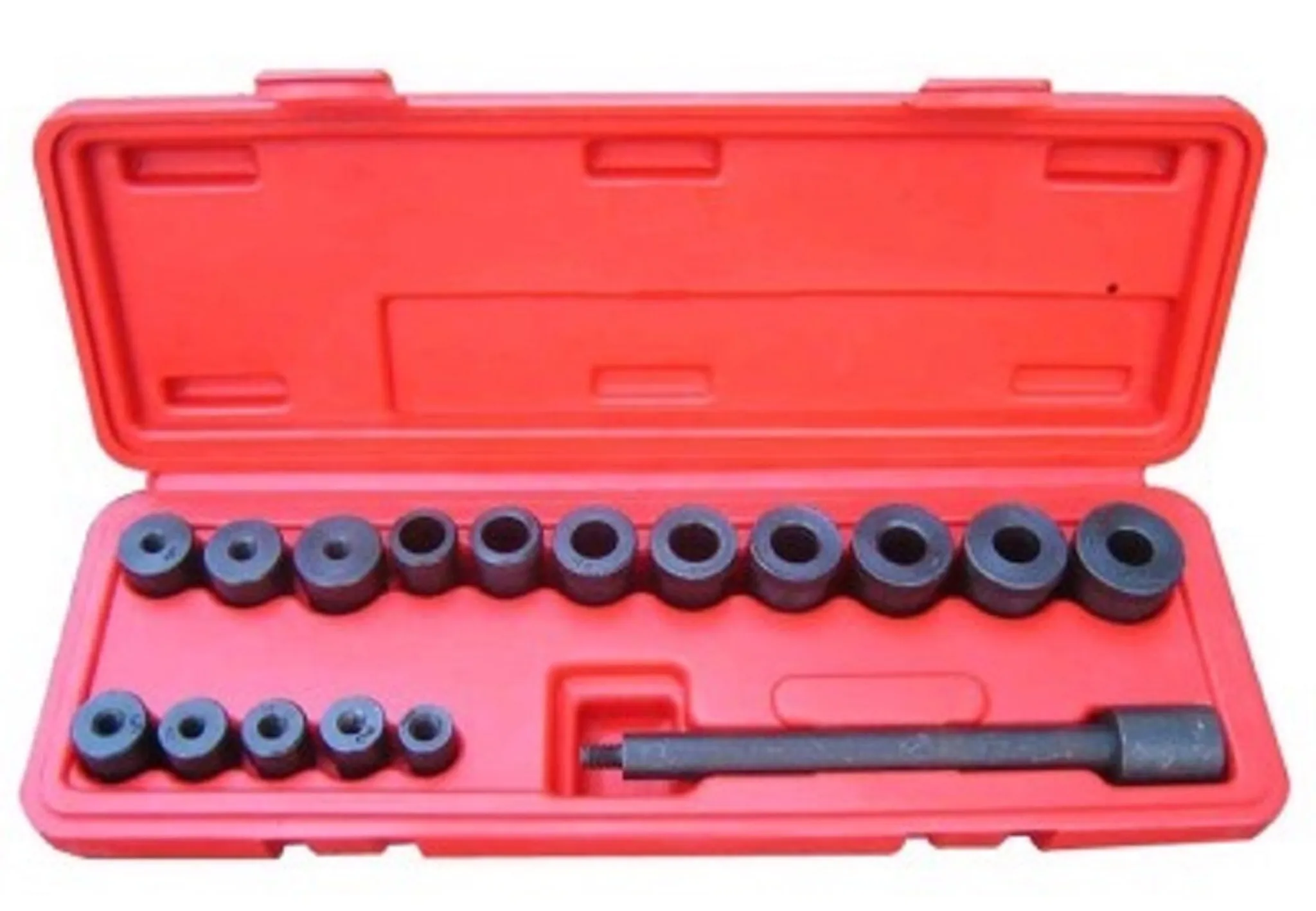 Universal Kupplungs-Zentriersatz mit rotem Koffer 17 teiliges Kupplung Zentrierung Zentriersatz Zentrierwerkzeug 
