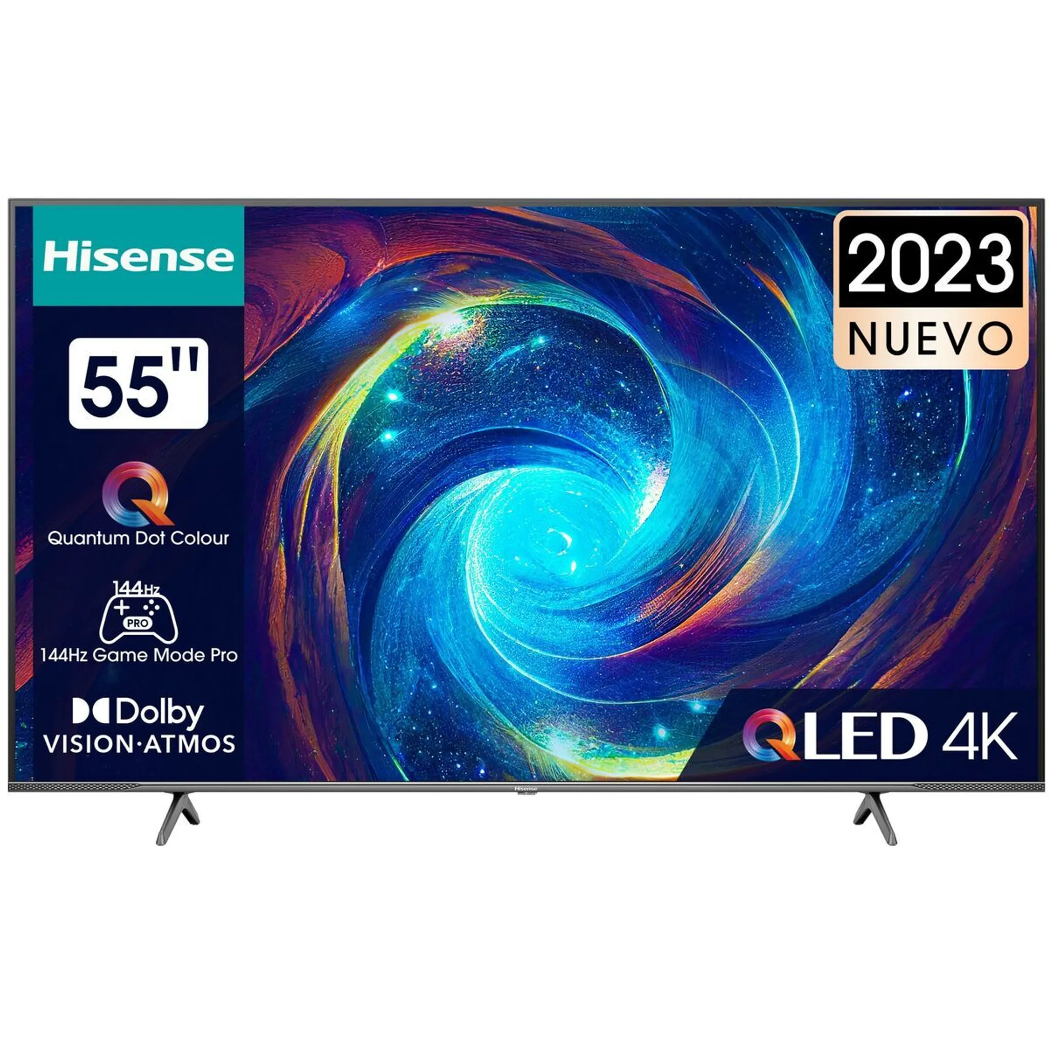 Hisense 55E77KQ Televisor 139,7 cm (55) 4K Ultra HD Smart TV Negro