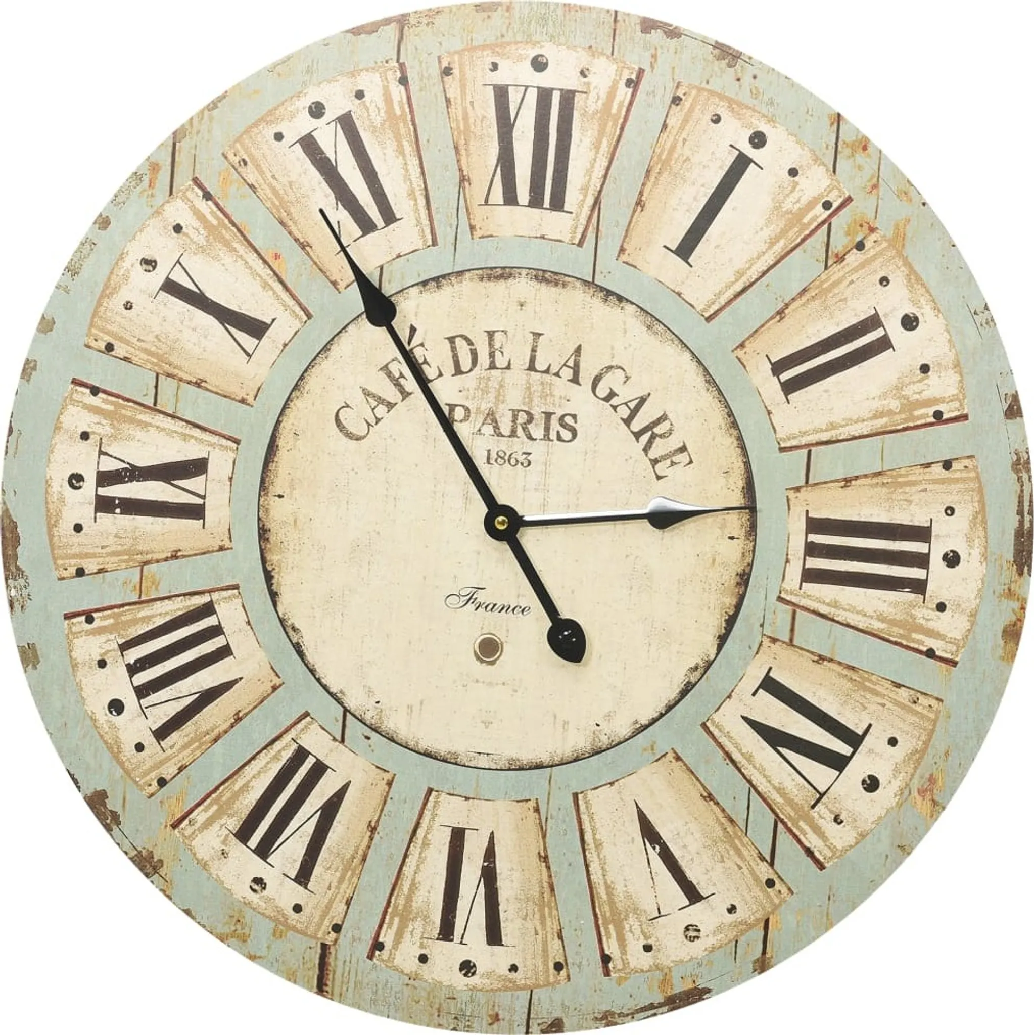Orologio da parete rotondo Colonial, in legno, 58 cm