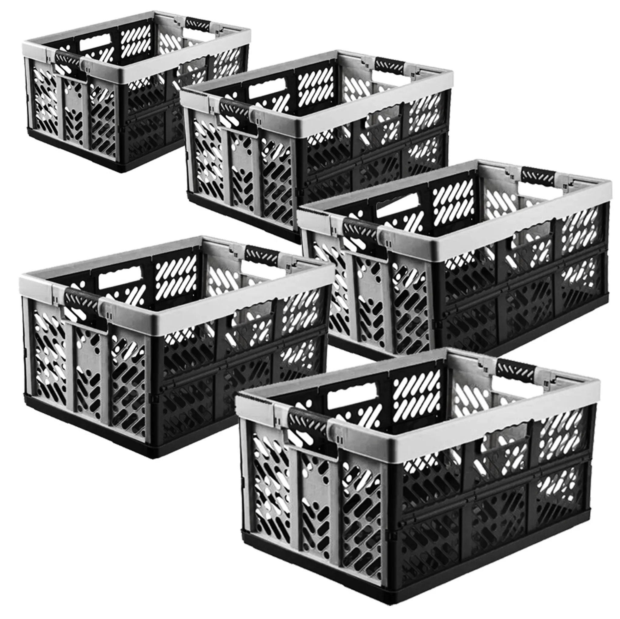 VCM® · 2er-Set Faltbox Klappbox „Boxas“ - mit Deckel · 8 Farben