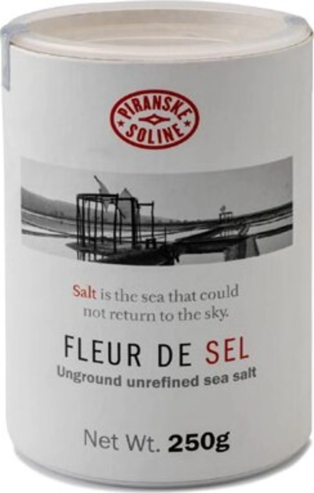 thumbnail image 2 of Piranske Soline Fleur De Sel Sea Salt - Unrefined, Unground Tube 250g From Slovenia 2 of 6