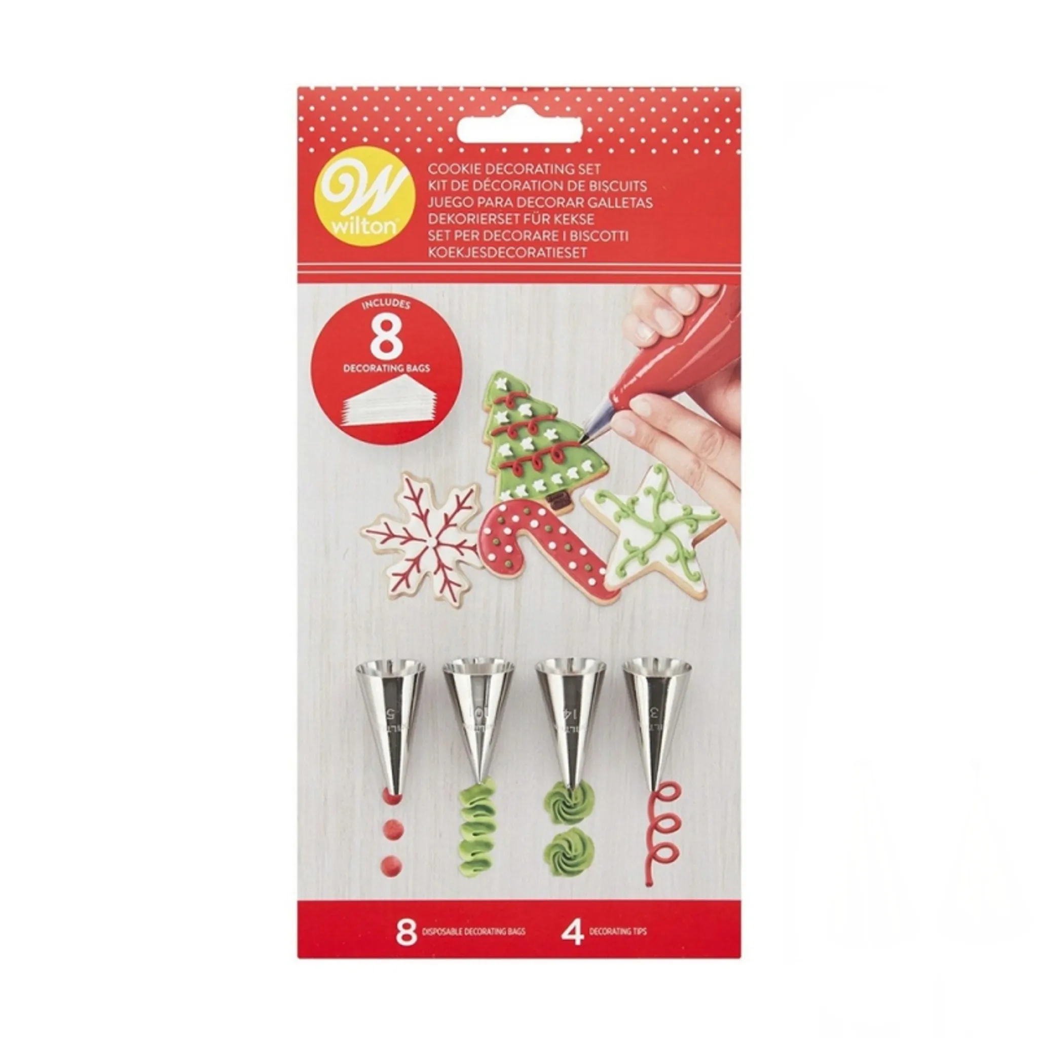 5-teiliges Kuchen-Deko-Set Aus Edelstahl – Perfekt Für Pralinen, Plätzchen, Torten & Mehr (Set #4)