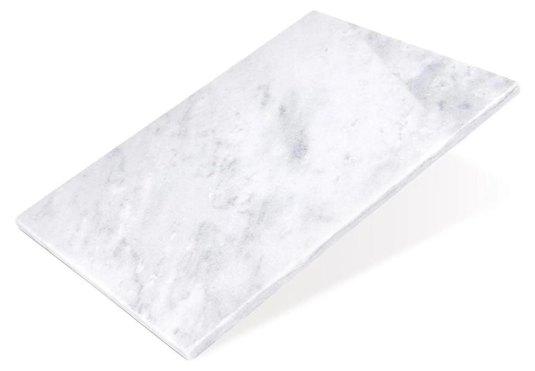 Lovdeco Marmor-Schneidebrett 30,5 X 50,8 Cm – Naturweißer Marmor, Rutschfeste Füße, Für Küche & Servieren