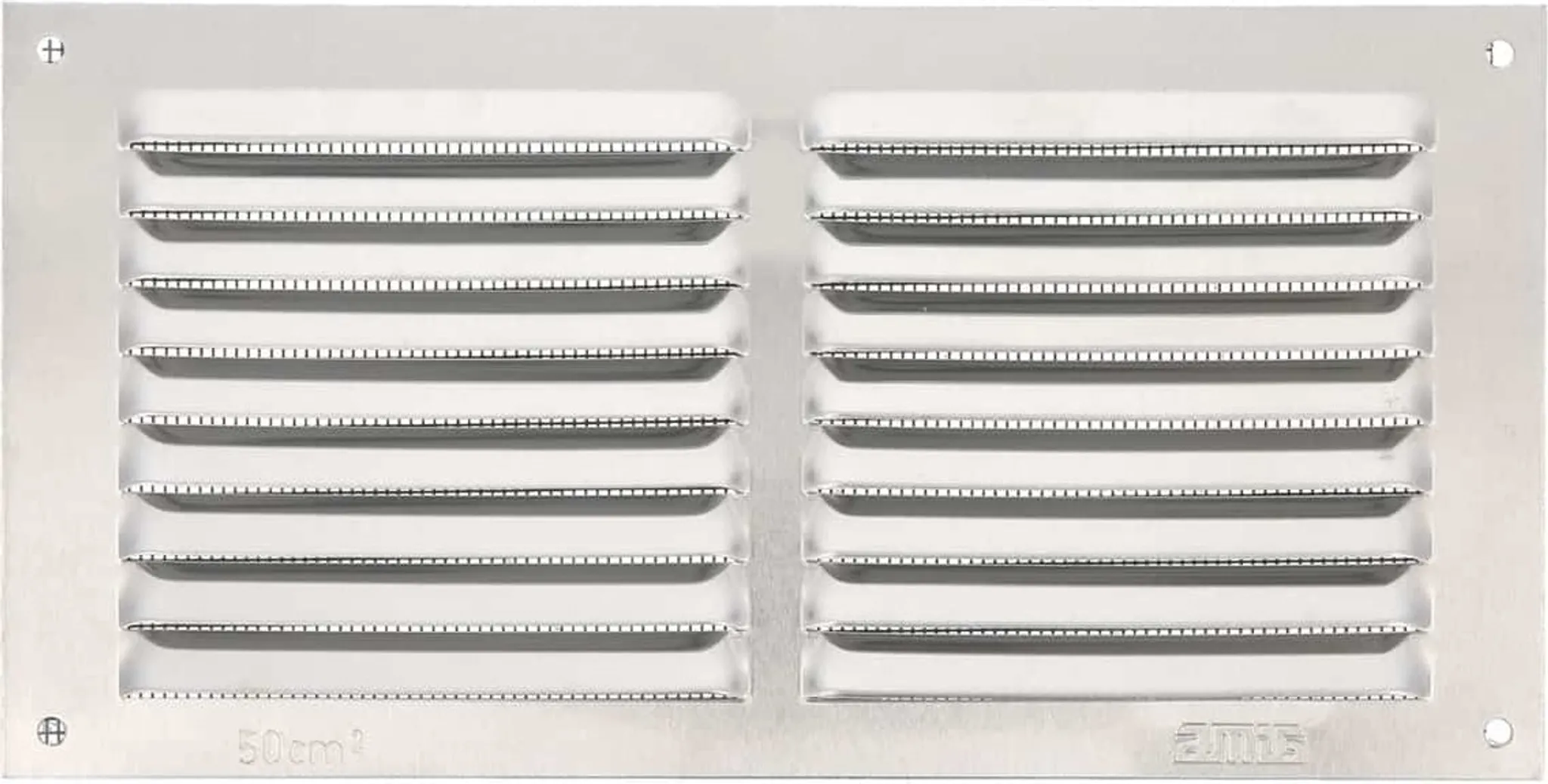 Aluminium Lüftungsgitter Braun Eloxiert – 150 X 400 Mm Für Schränke & Türen