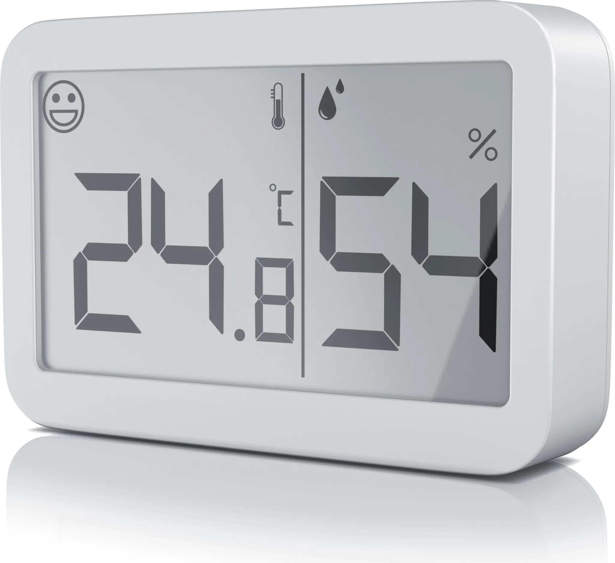 Igrometro E Termometro Digitale Per Interni Con Display LCD - Misuratore Di Umidità E Temperatura Con Magnete