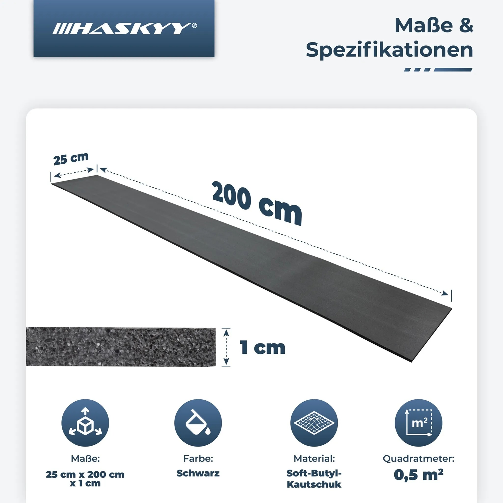 Altro Componenti Altoparlanti 50 X 400 Cm Alubutyl Dämmmatte 2m² Anti ANTIROMBO