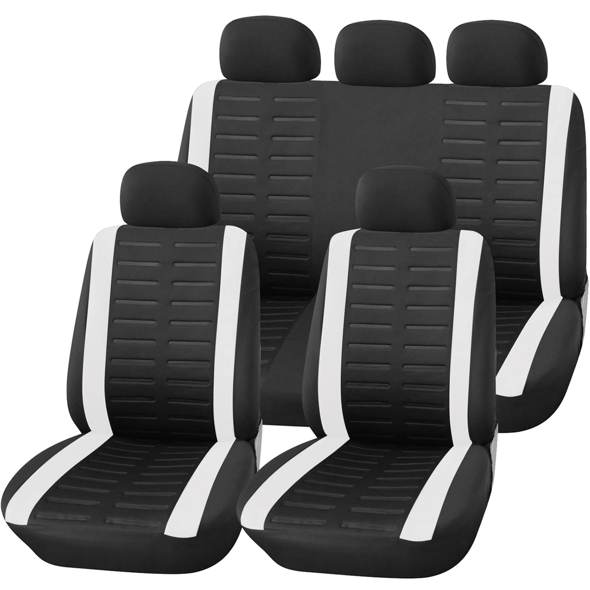 Upgrade4cars Autositzbezug Fahrersitz oder Beifahrersitz Universal, 2-teilig,  Auto-Sitzschoner Vordersitz, Auto-Zubehör