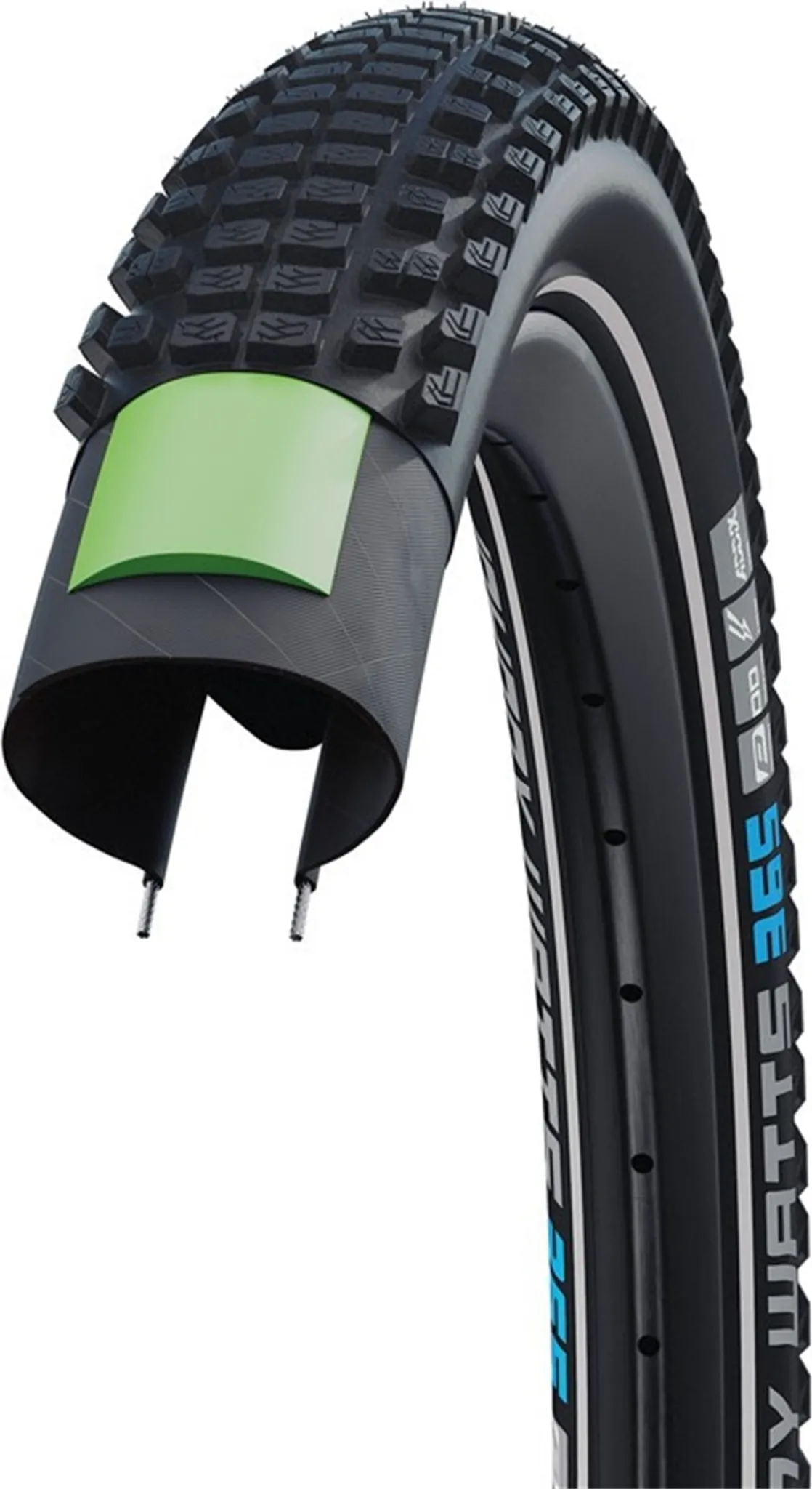Pneumatico Schwalbe Johnny Watts Performance 100-584 – DD RaceGuard, Pieghevole TLR, Nero
