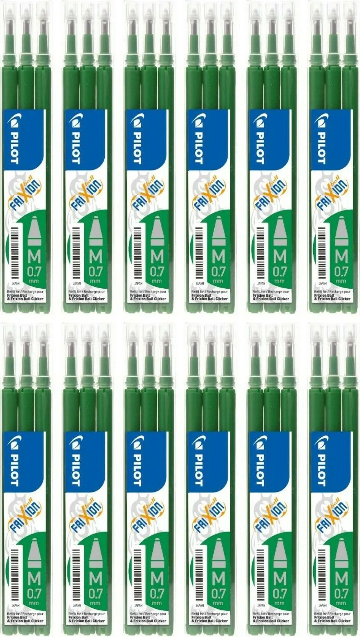 Pilot Frixion Ball 05 – Set 5 Penne Roller Cancellabili, Punta Fine 0,25 Mm, Inchiostro Termosensibile Verde - 2