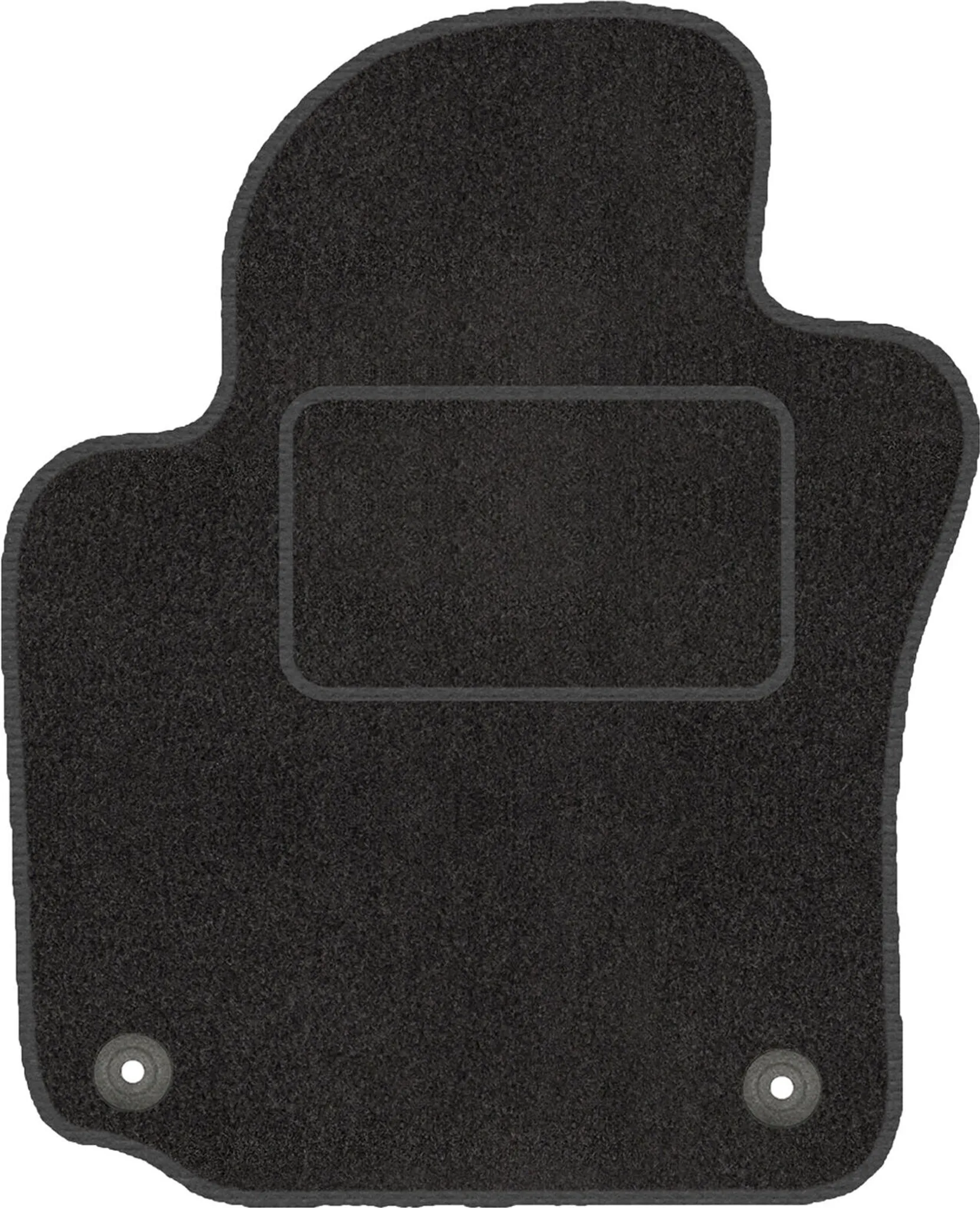 Zerbino Velluto Per Skoda Octavia III E IV (dal 2012) - Lato Guida - Fissaggio Originale - Made In Germany - Nero