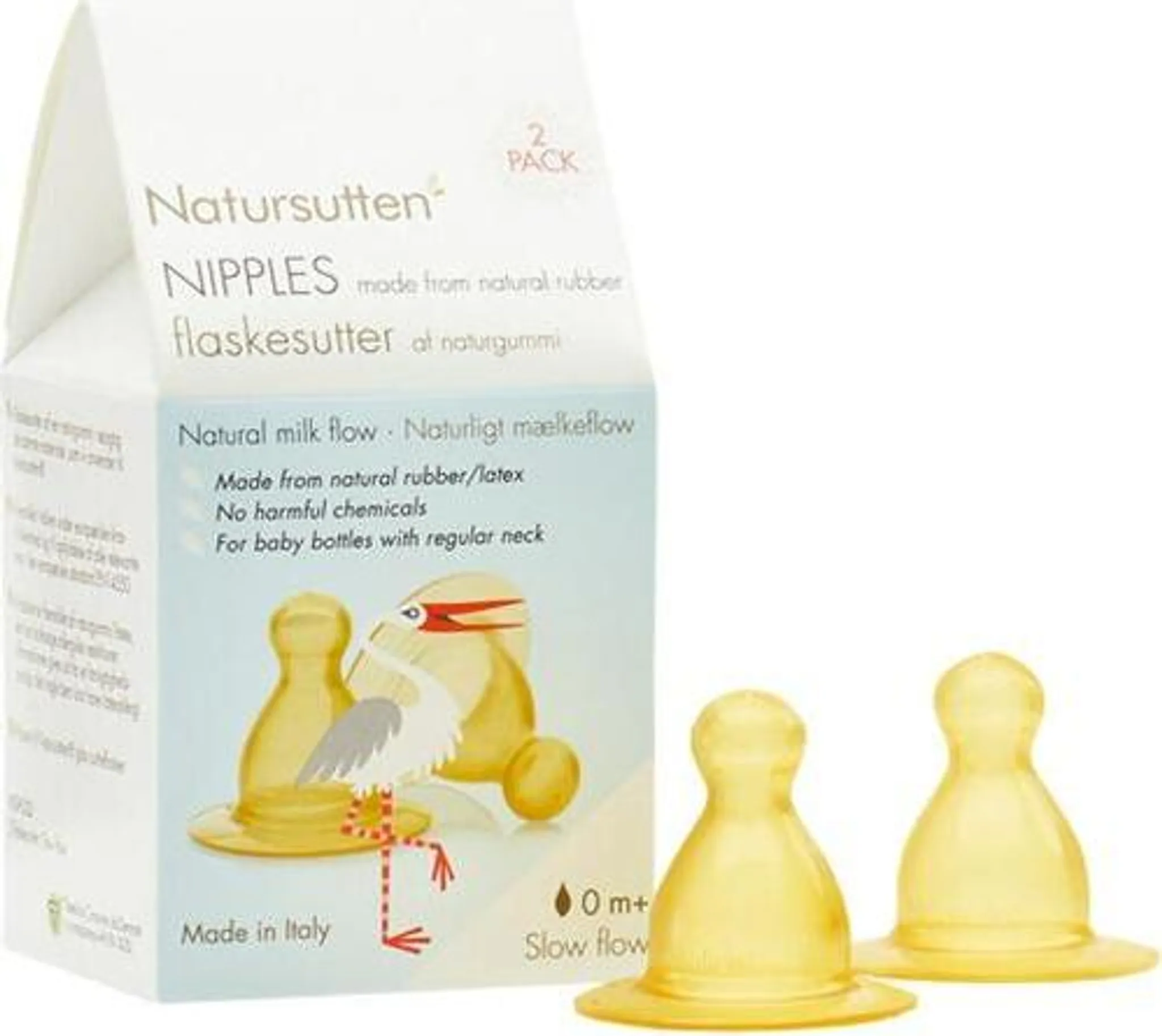 Baby Nova Trinksauger Latex - 4 Stück Kirschform Rund Für Milch 0-24 Monate