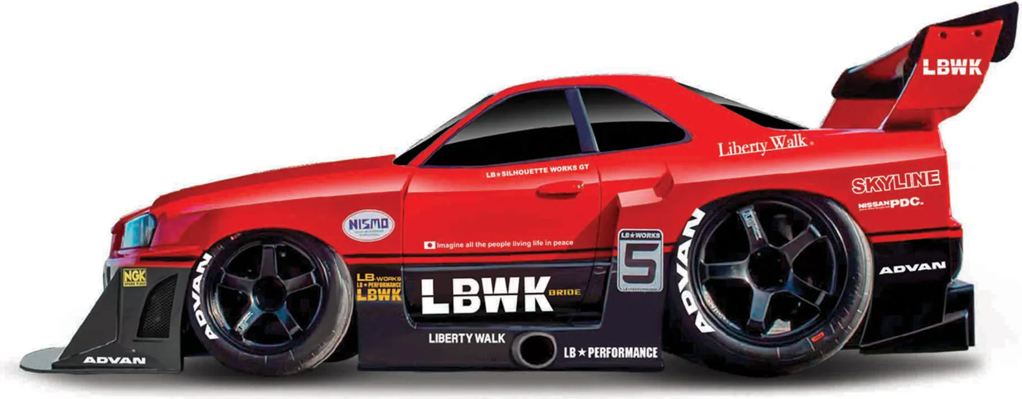 Maisto - Muscle Machines - Liberty Walk 1999 Nissan Skyline