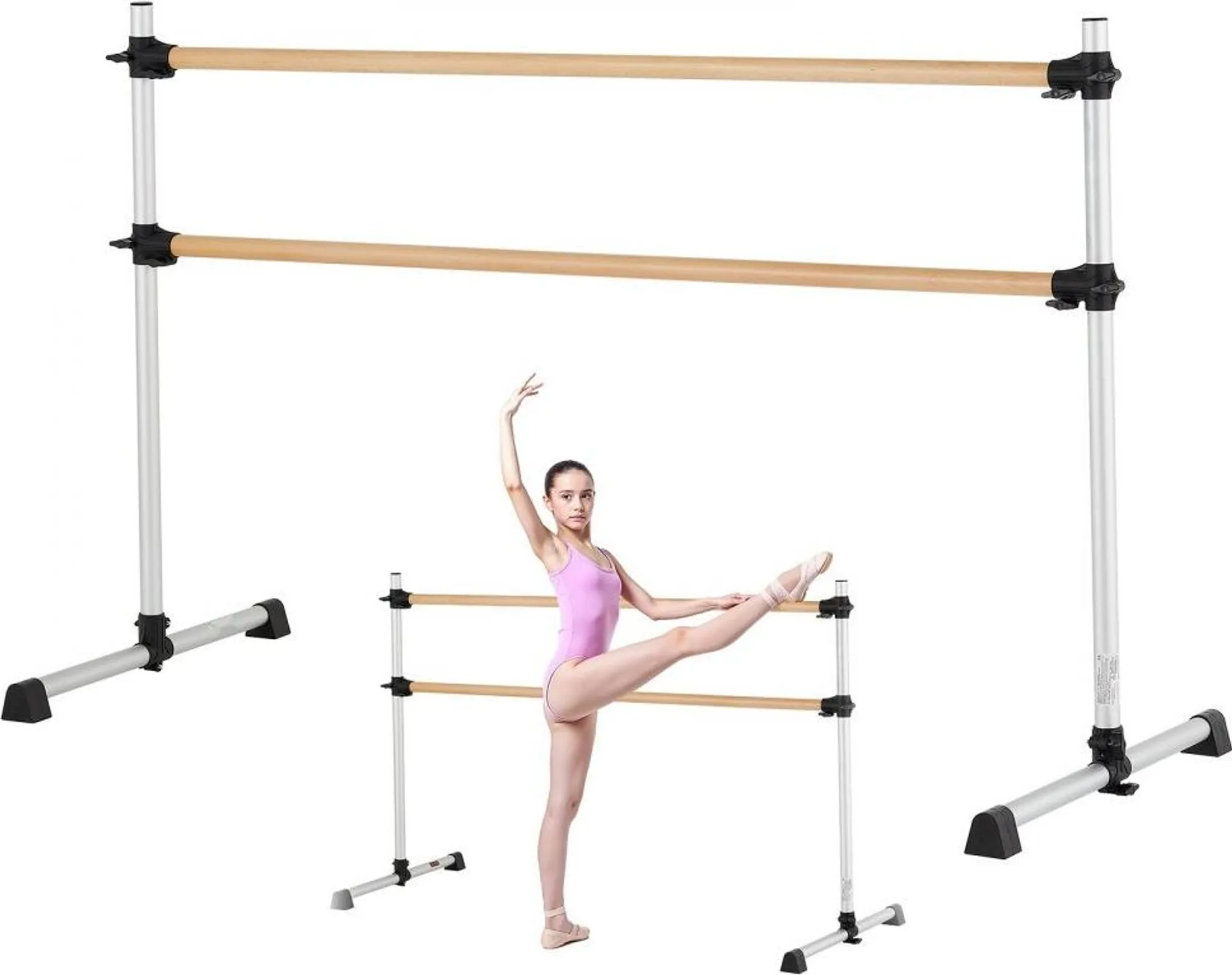 Ballettstange Freistehende Tanzstange Mit 4-facher  Produktbild-Vorschau 2