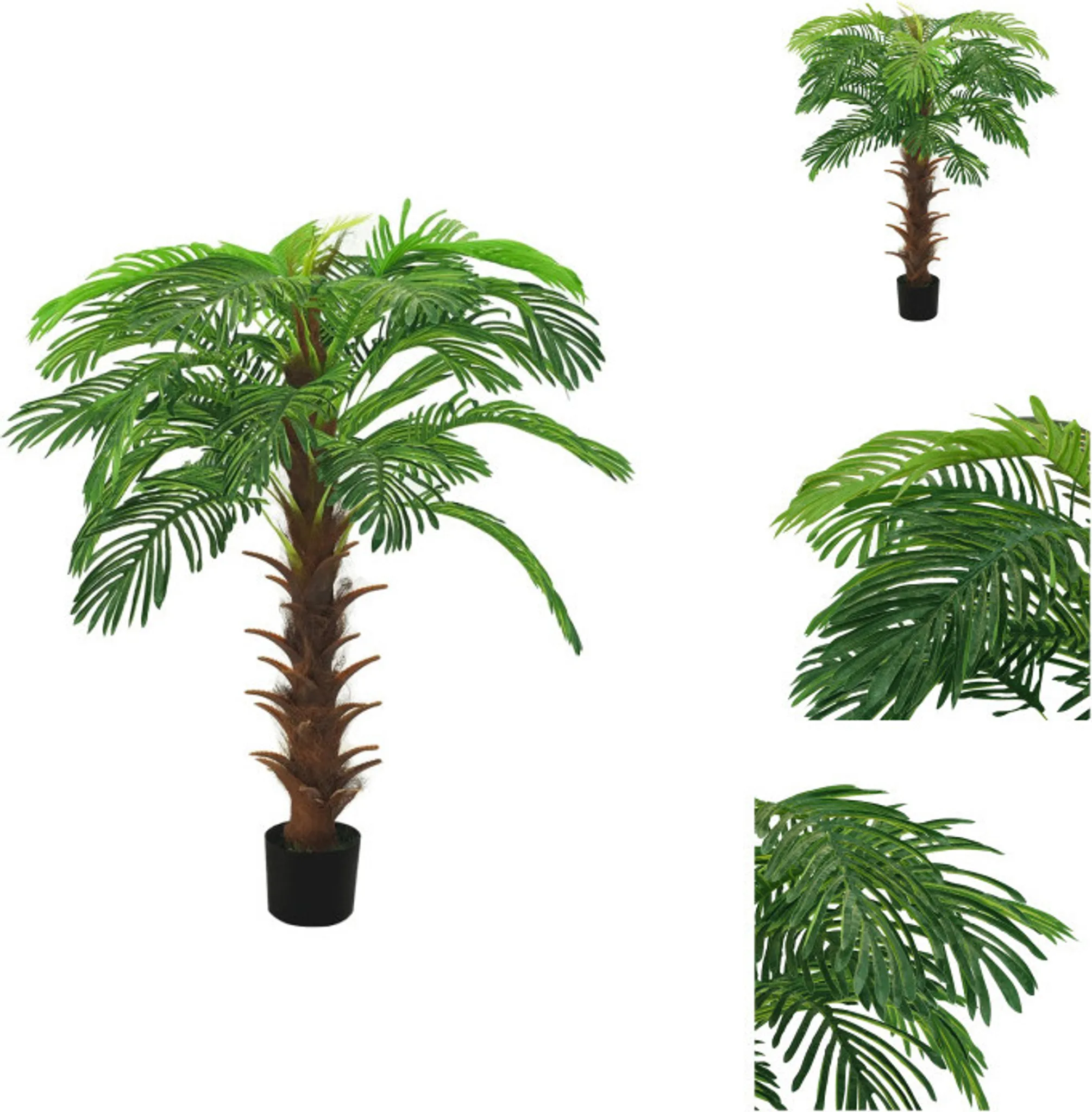 VidaXL Künstliche Pale Cycas It Topf Kunstpflanze