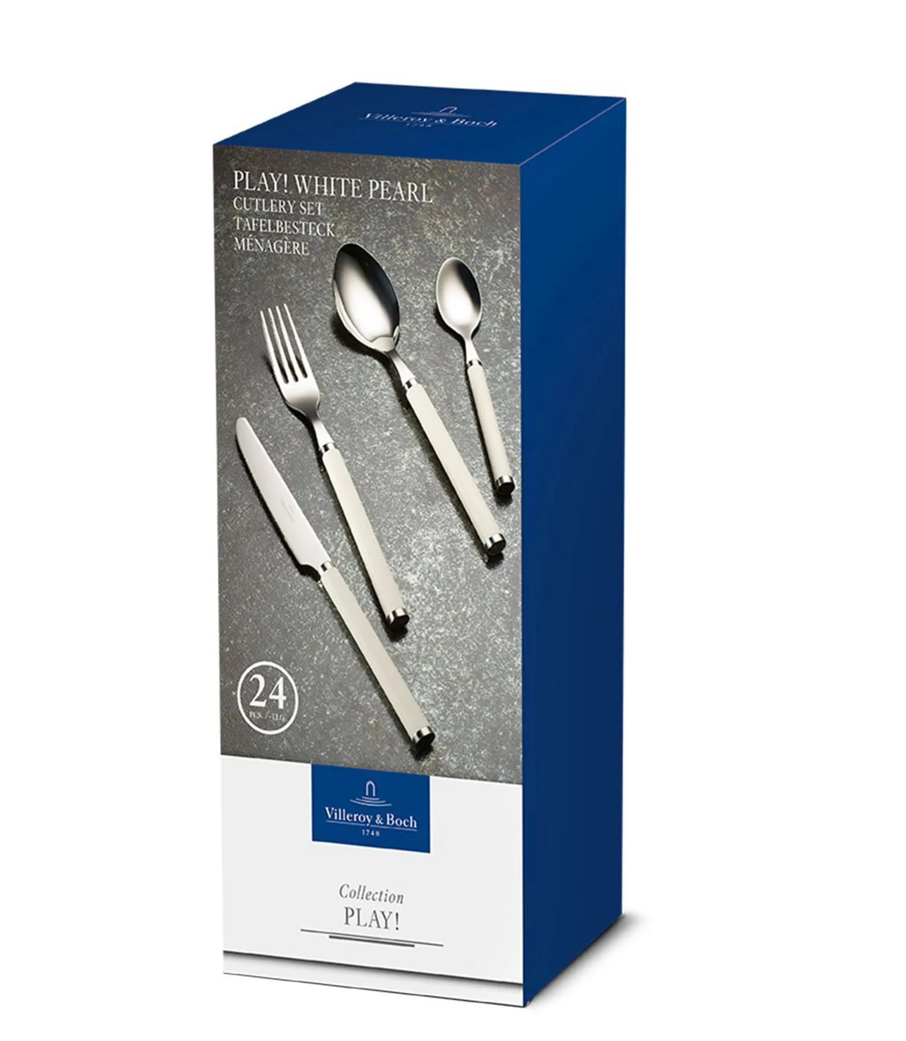 Villeroy & Boch Piemont Tafelbesteck 24tlg. Besteck-Set Essbesteck 6  Personen