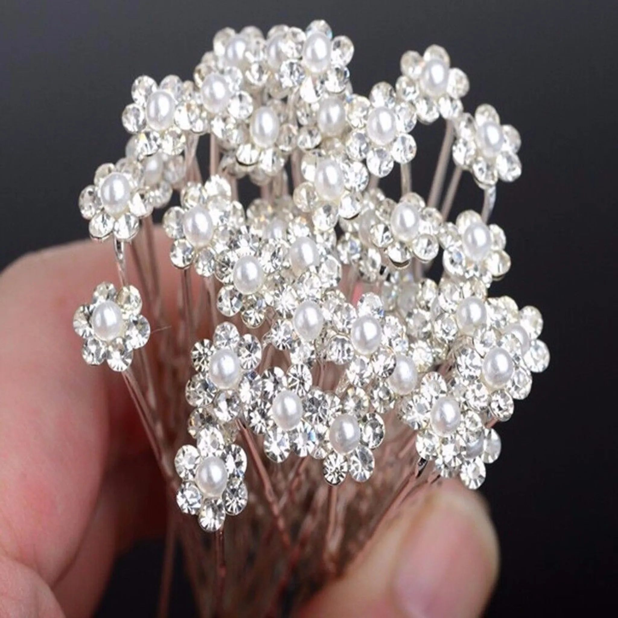 18 Stück Perlen-Haarnadeln Goldfarben – Perfekt Als Braut-Haarschmuck Oder Für Hochzeiten