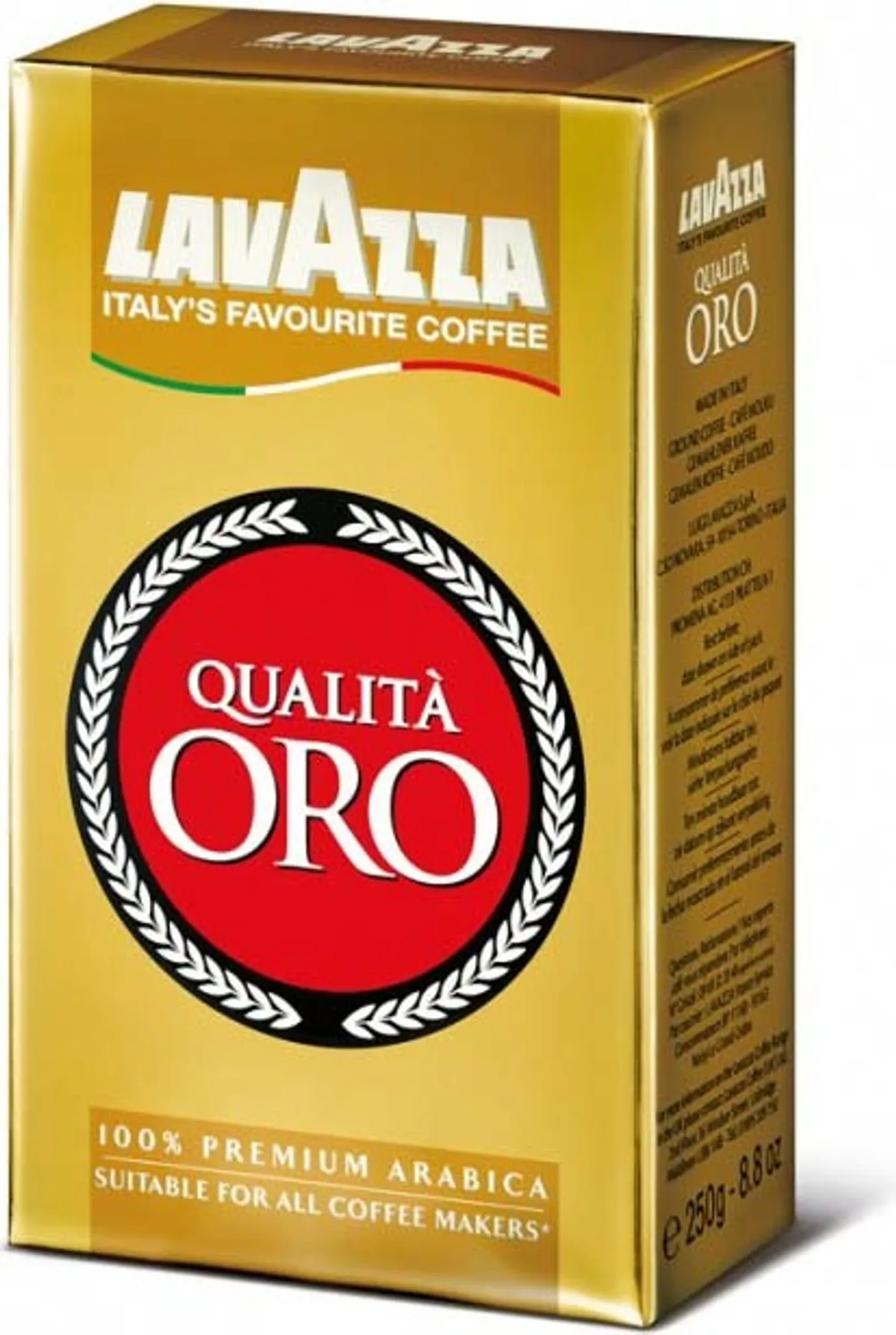 Arôme Riche équilibré Café Lavazza Qualita ORO Moulu - 100