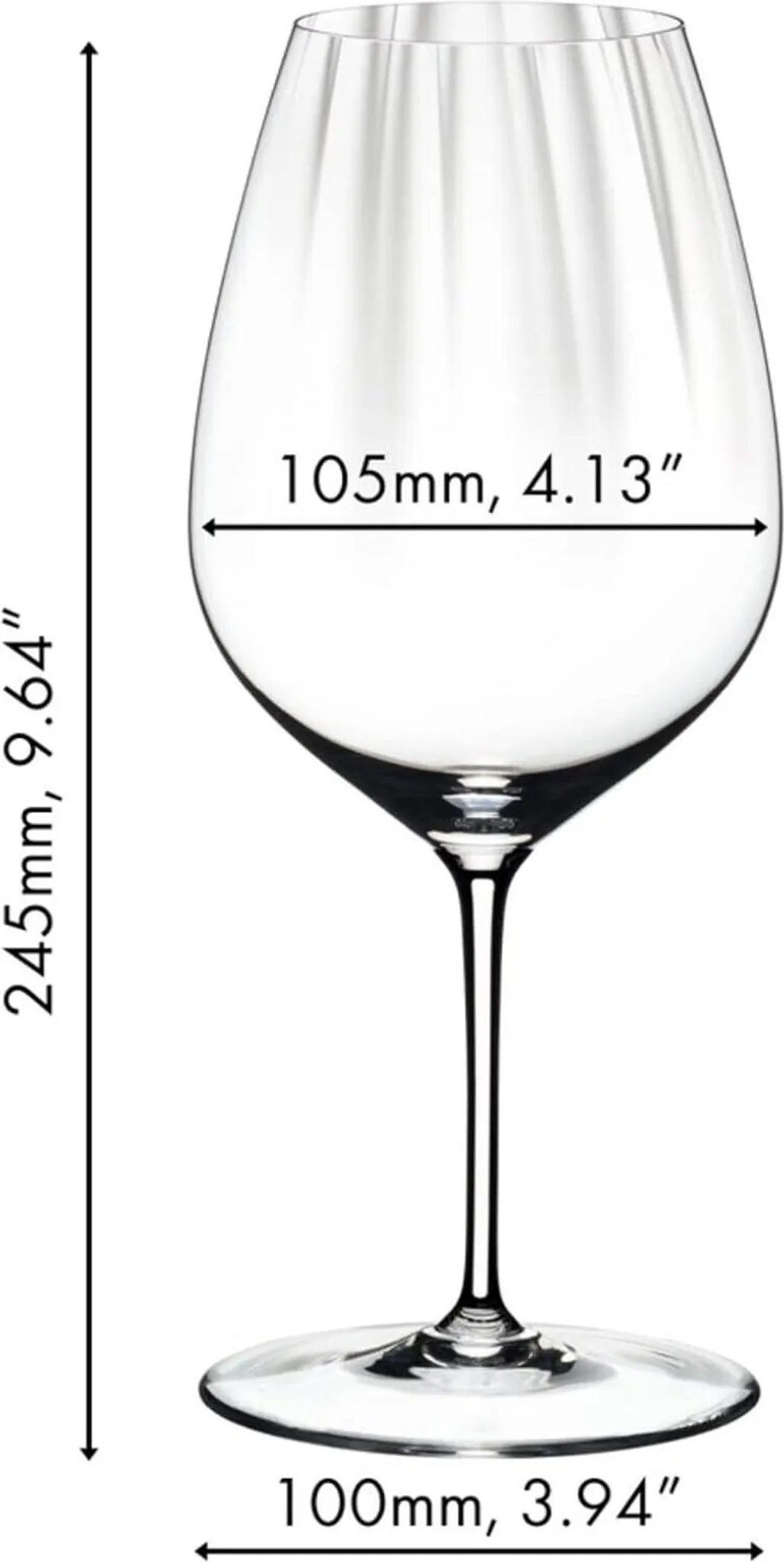 RIEDEL Performance Cabernet/Merlot Gläser – 4er Set Kristallglas Für Vollen Rotweingenuss (834 Ml)
