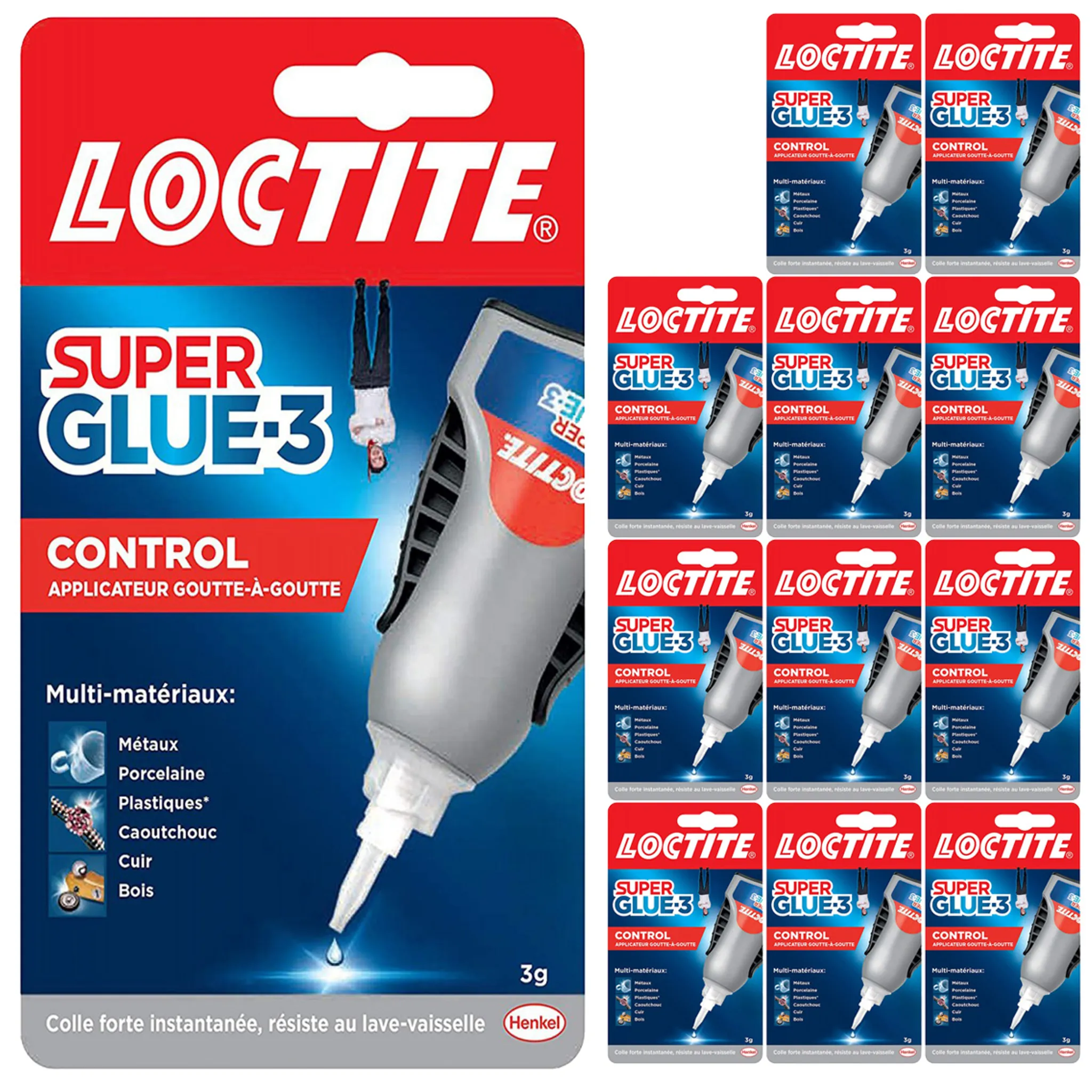 Superglue 3 power gel LOCTITE : la colle de 3g à Prix Carrefour