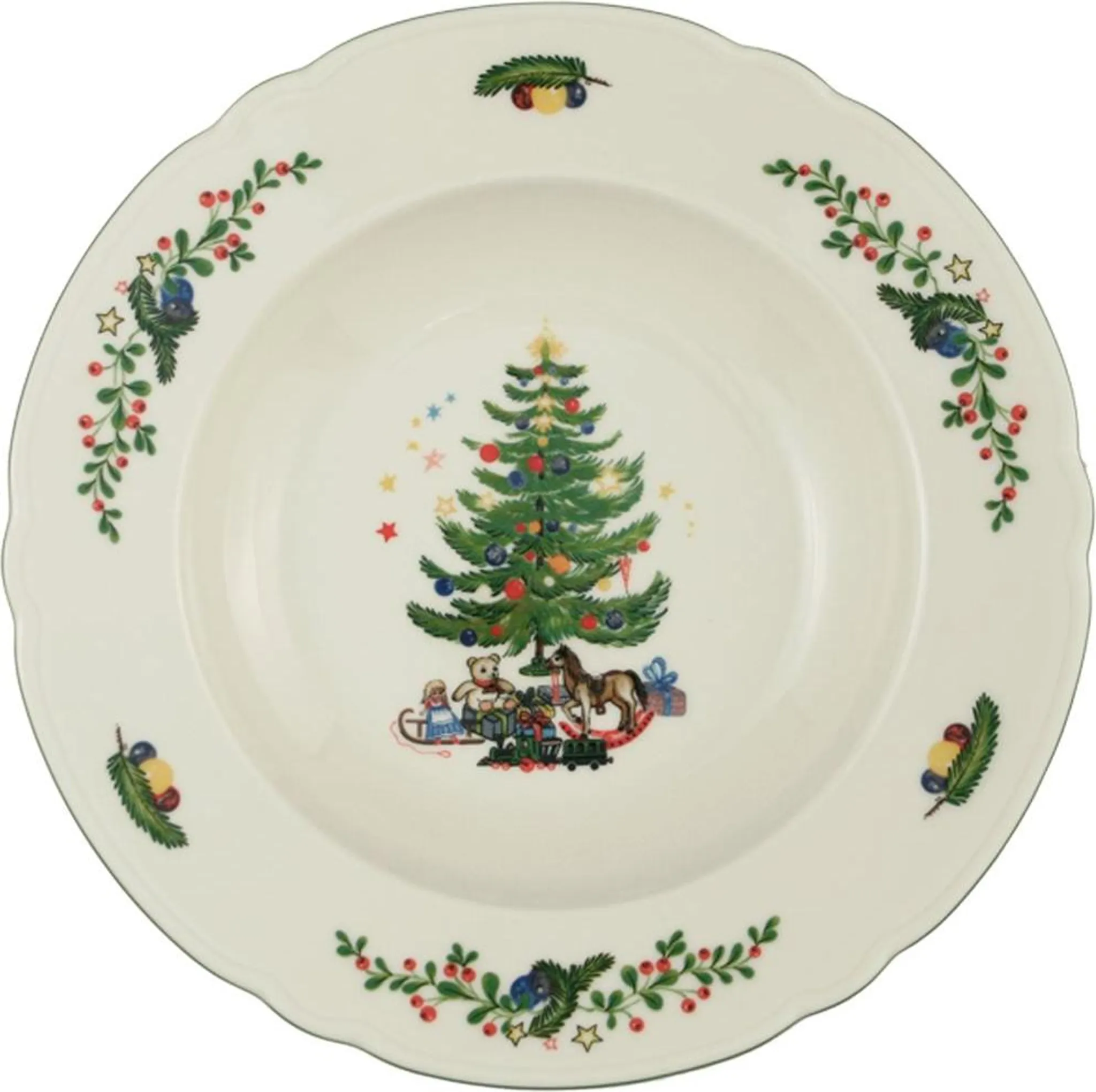 Seltmann Weiden Fashion Green Chic - Piatto Fondo In Porcellana 23 Cm, Colore Turchese, Prodotto In Germania